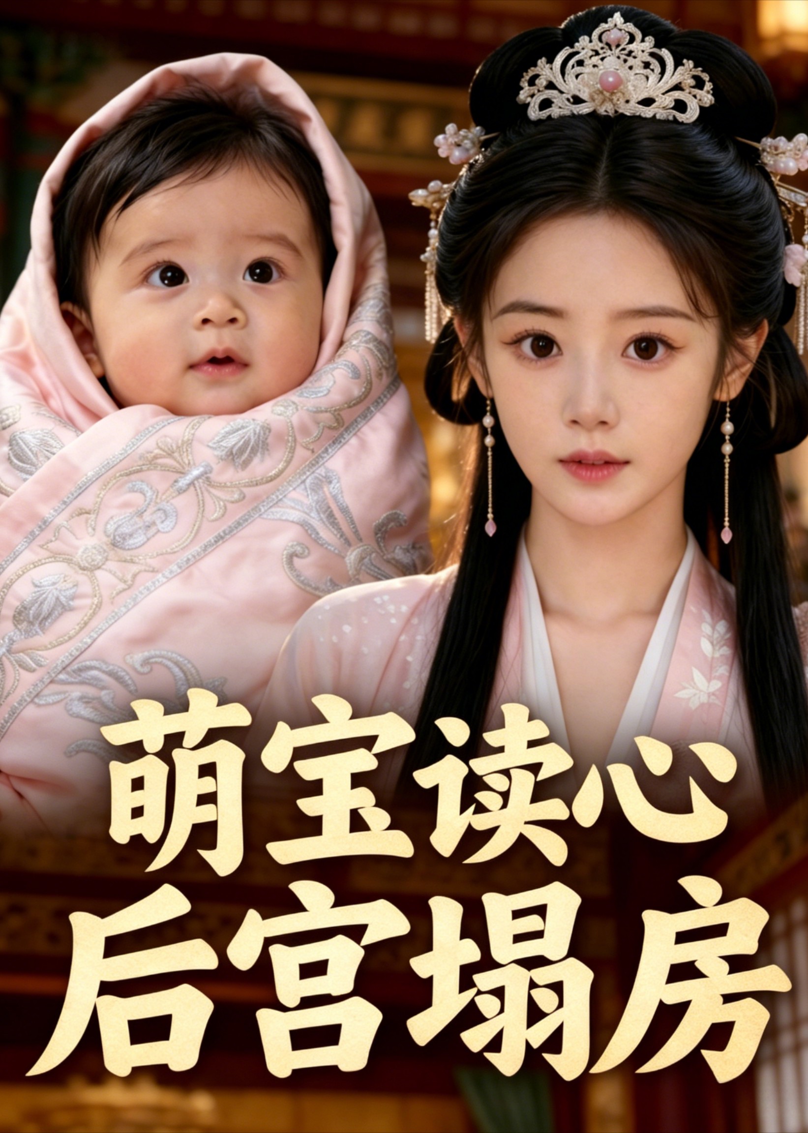 萌宝读心，后宫塌房