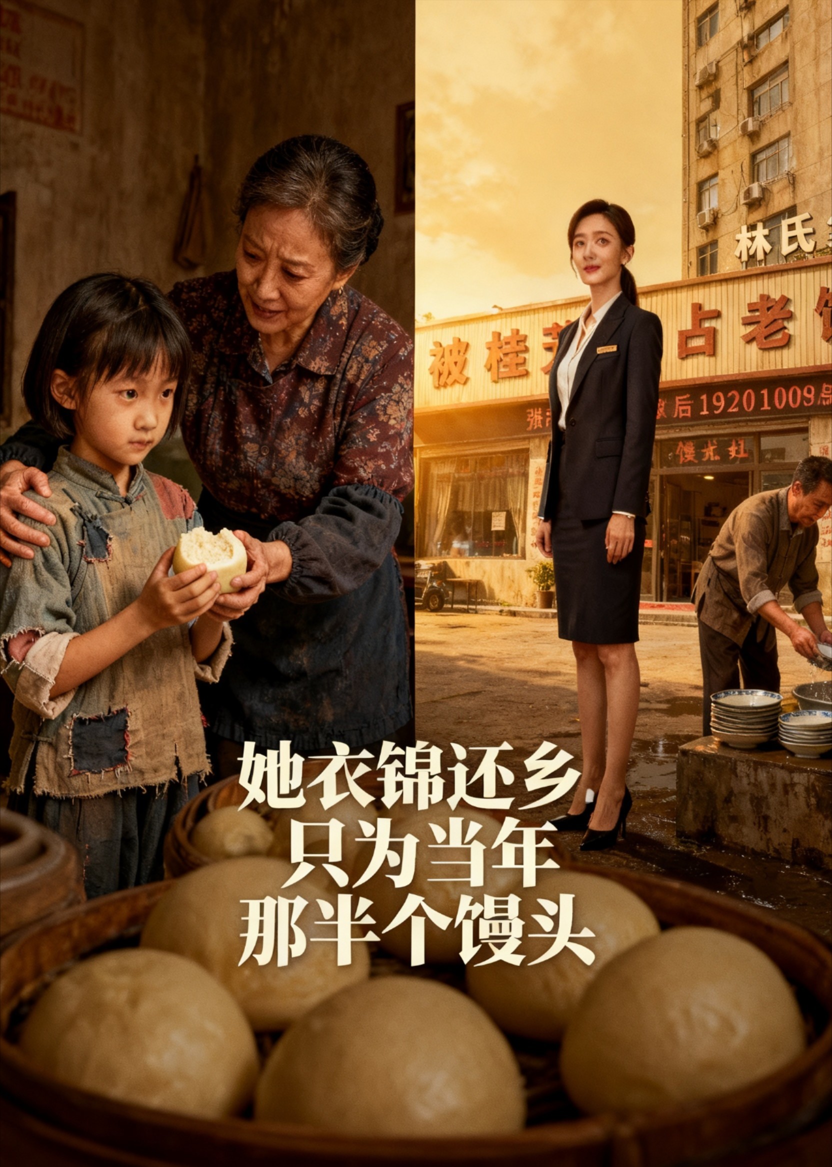 她衣锦还乡，只为当年那半个馒头封面图