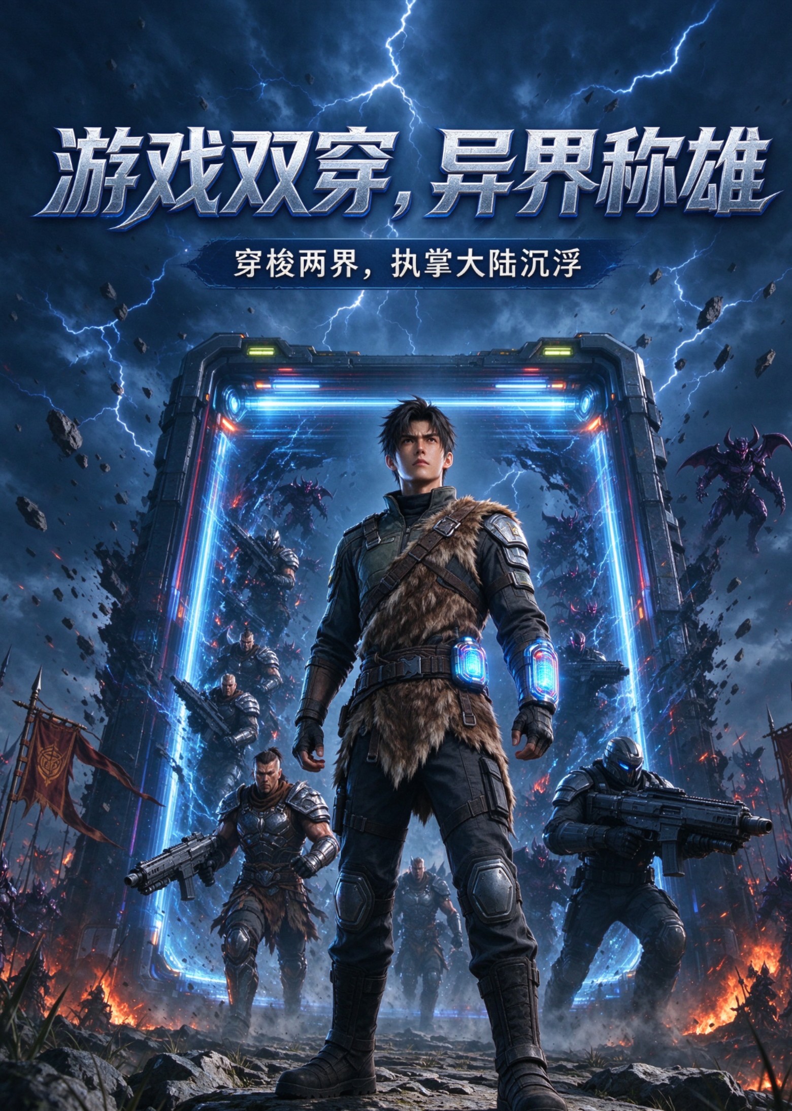 游戏双穿，异界称雄封面图