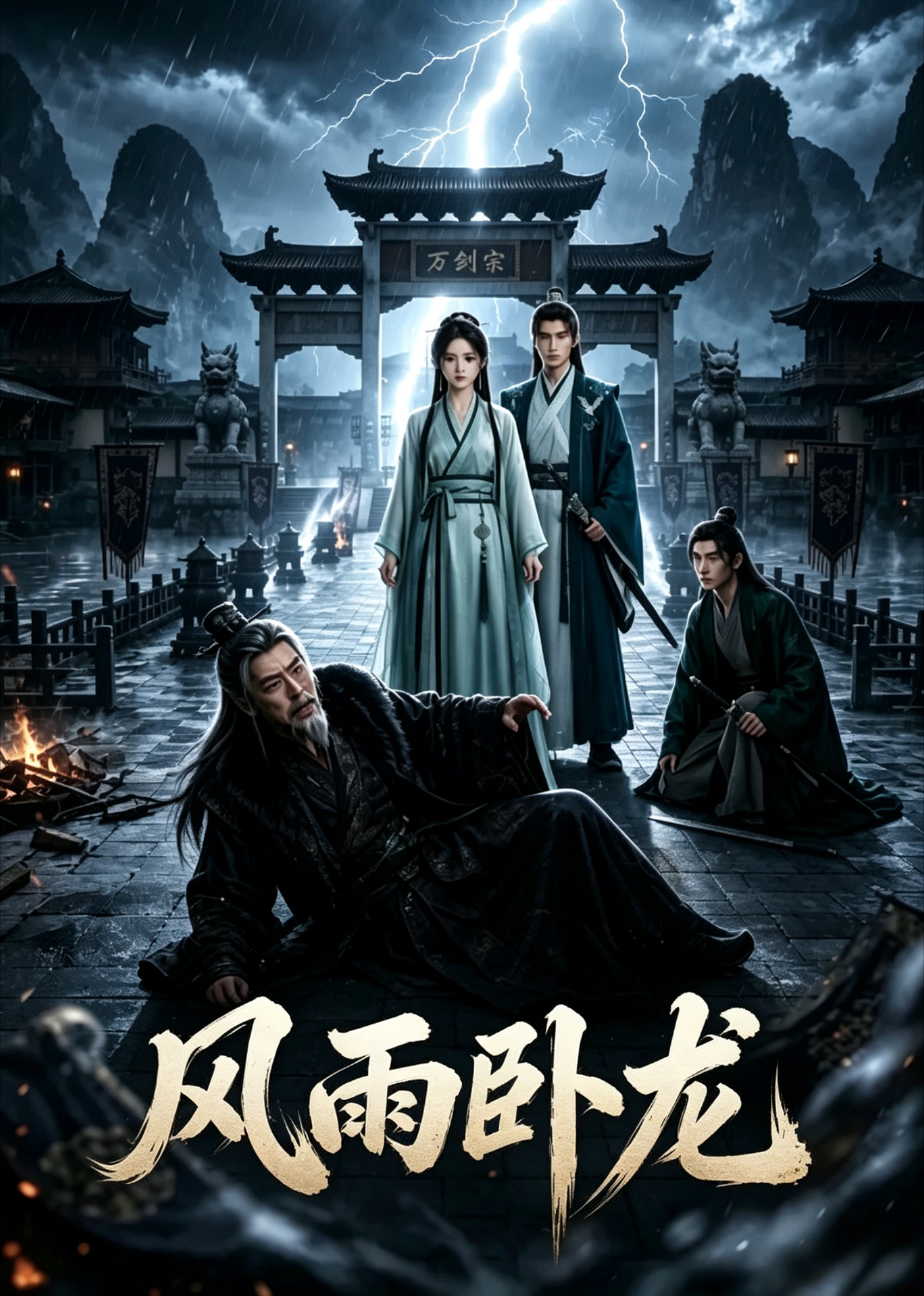 风雨卧龙