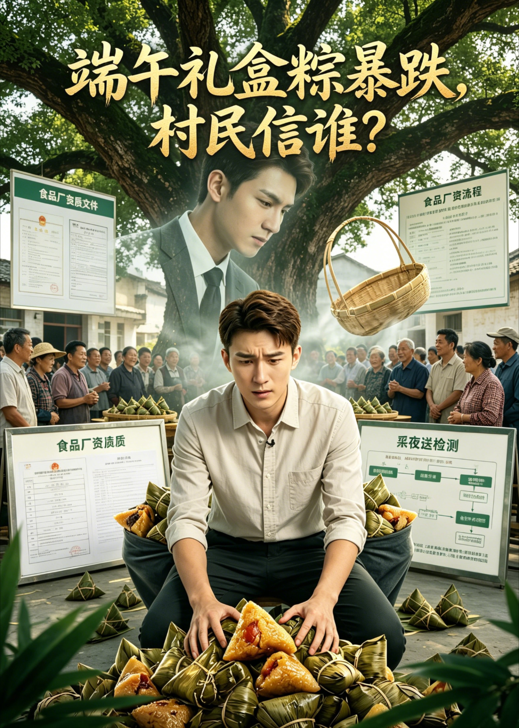 端午礼盒粽暴跌，村民信谁？