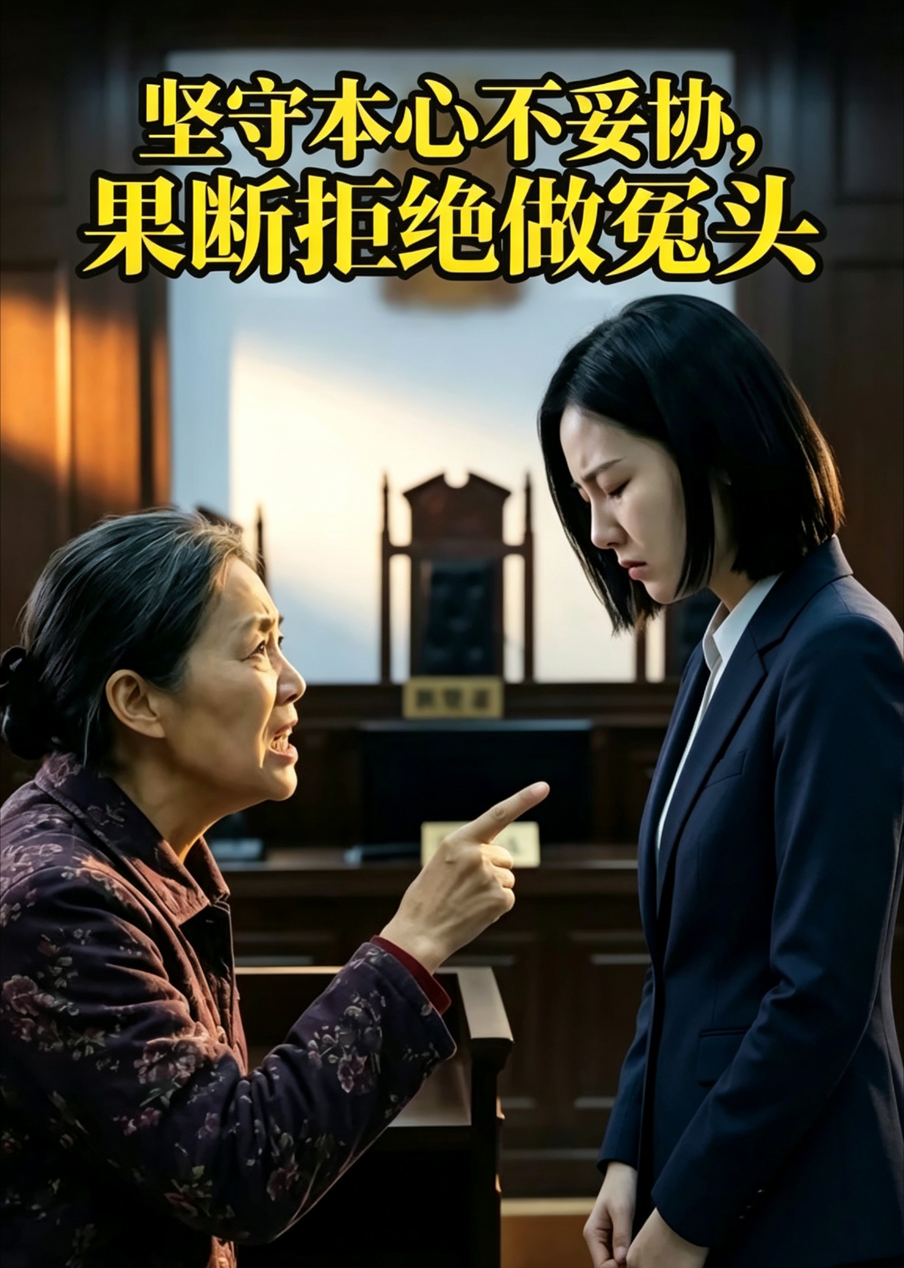 坚守本心不妥协，果断拒绝做冤头