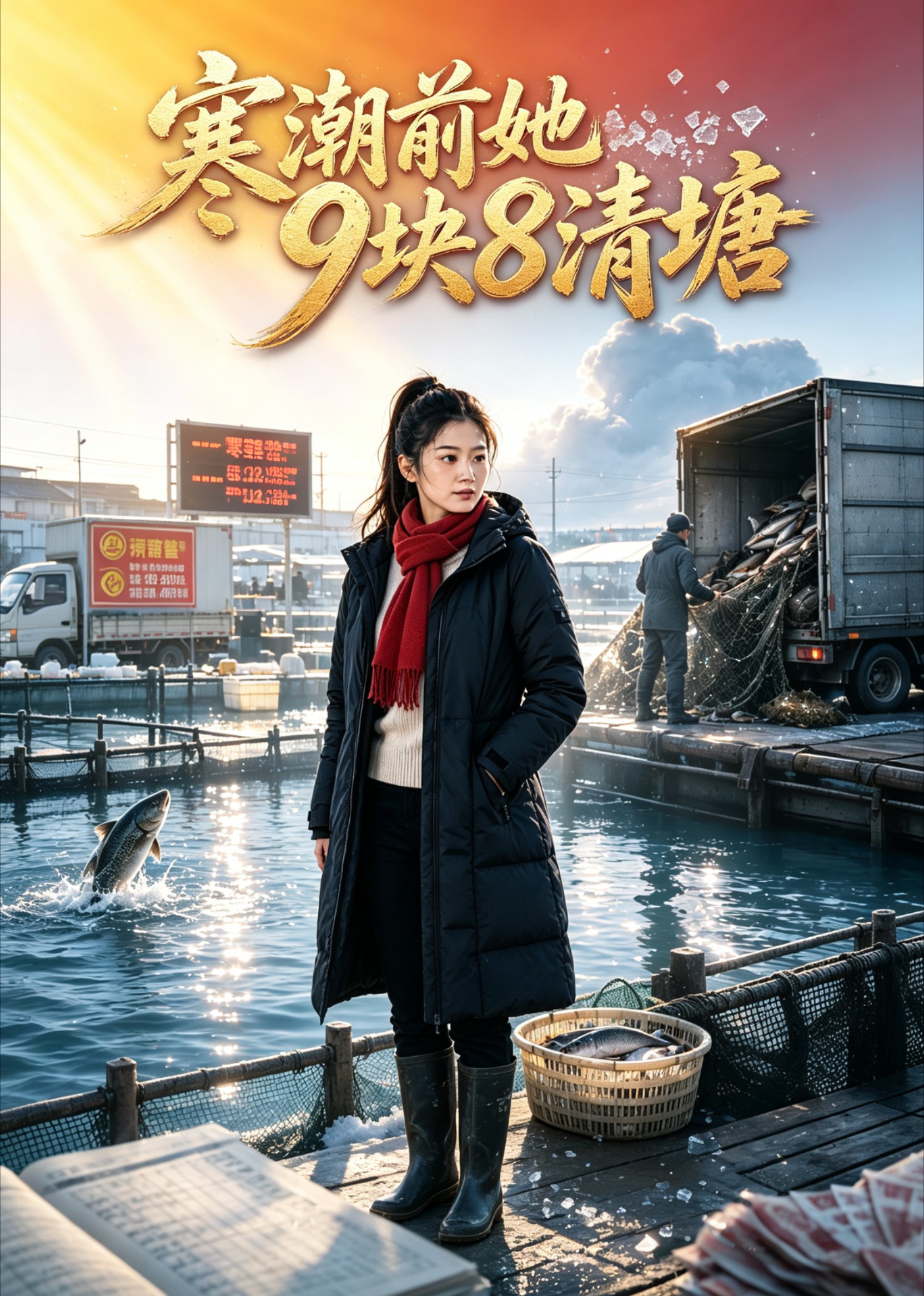 寒潮前她9块8清塘封面图