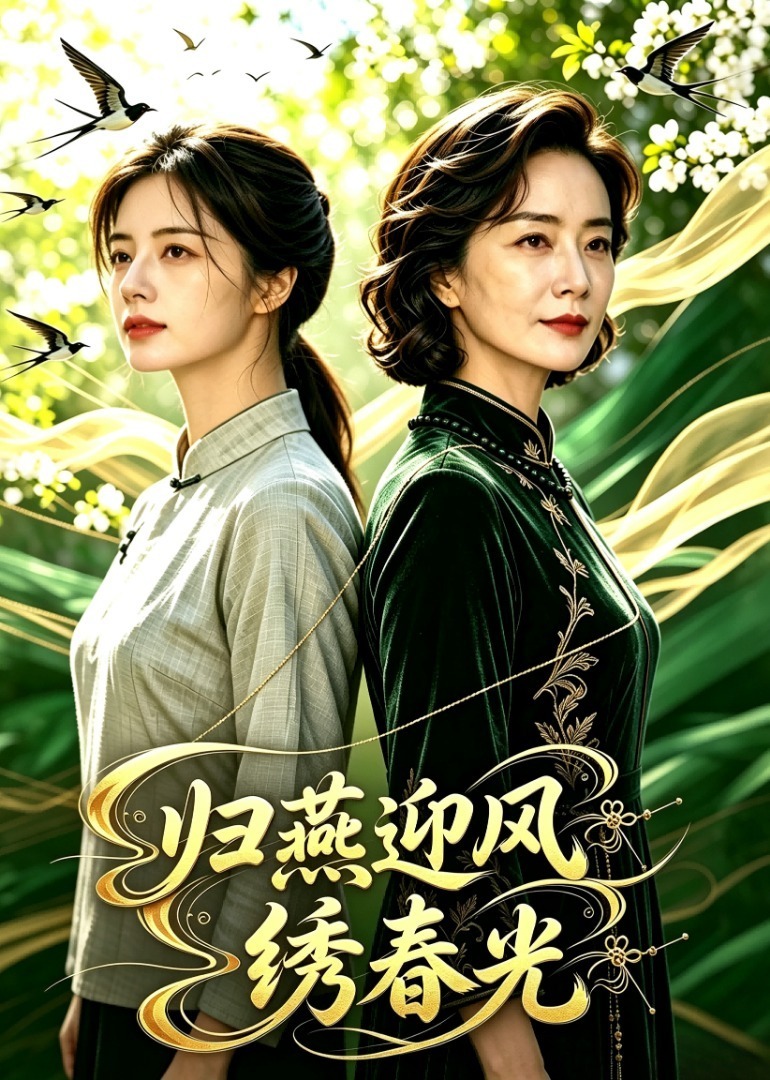 归燕迎风绣春光