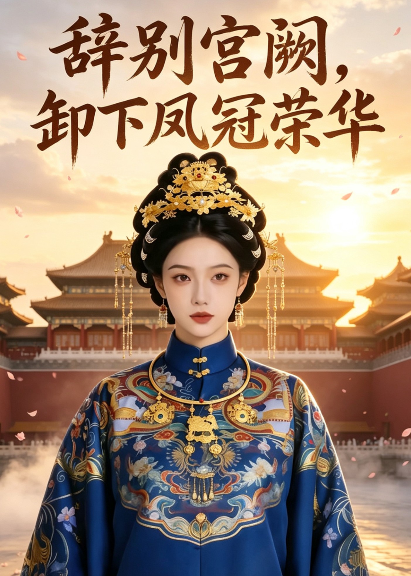 辞别宫阙，卸下凤冠荣华