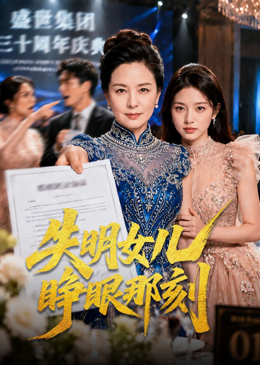 失明女儿睁眼那刻