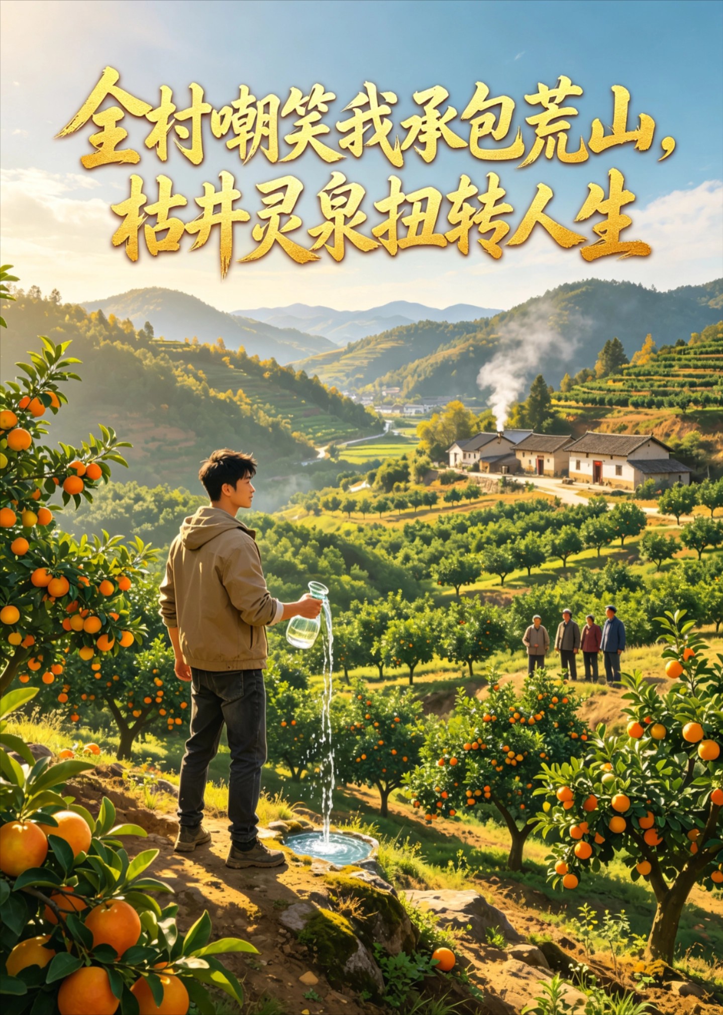 全村嘲笑我承包荒山，枯井灵泉扭转人生