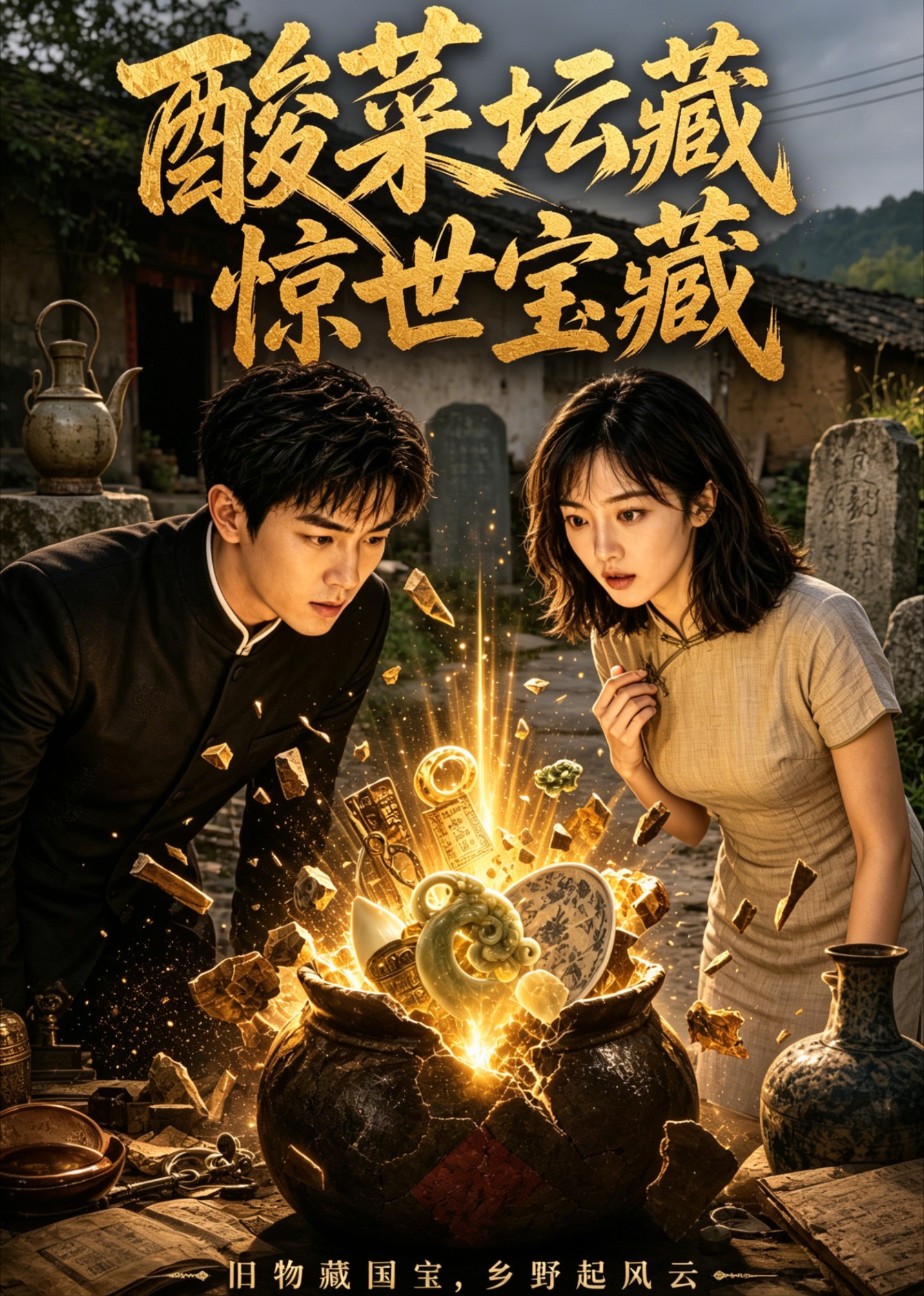 酸菜坛藏惊世宝藏