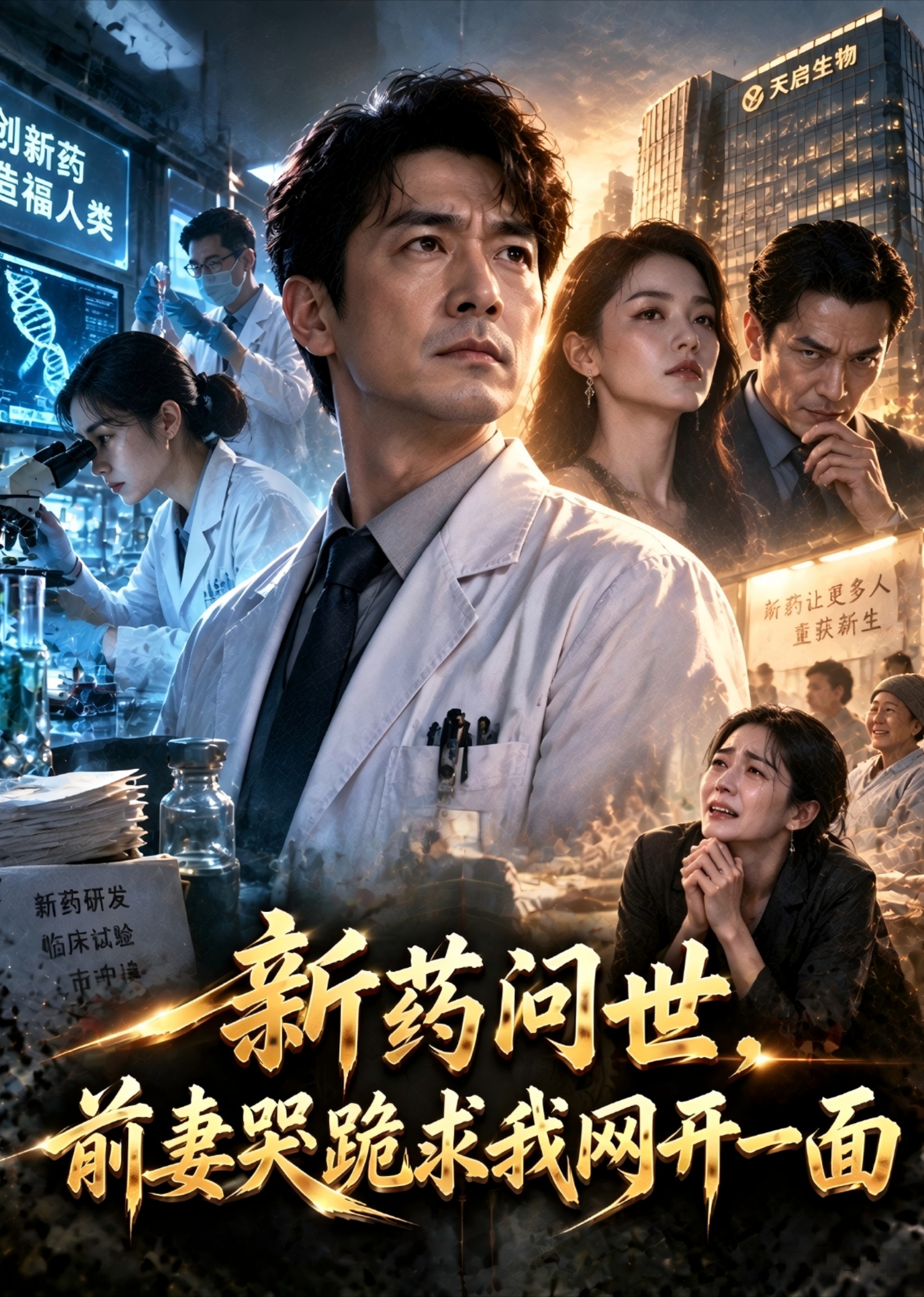 新药问世，前妻哭跪求我网开一面封面图