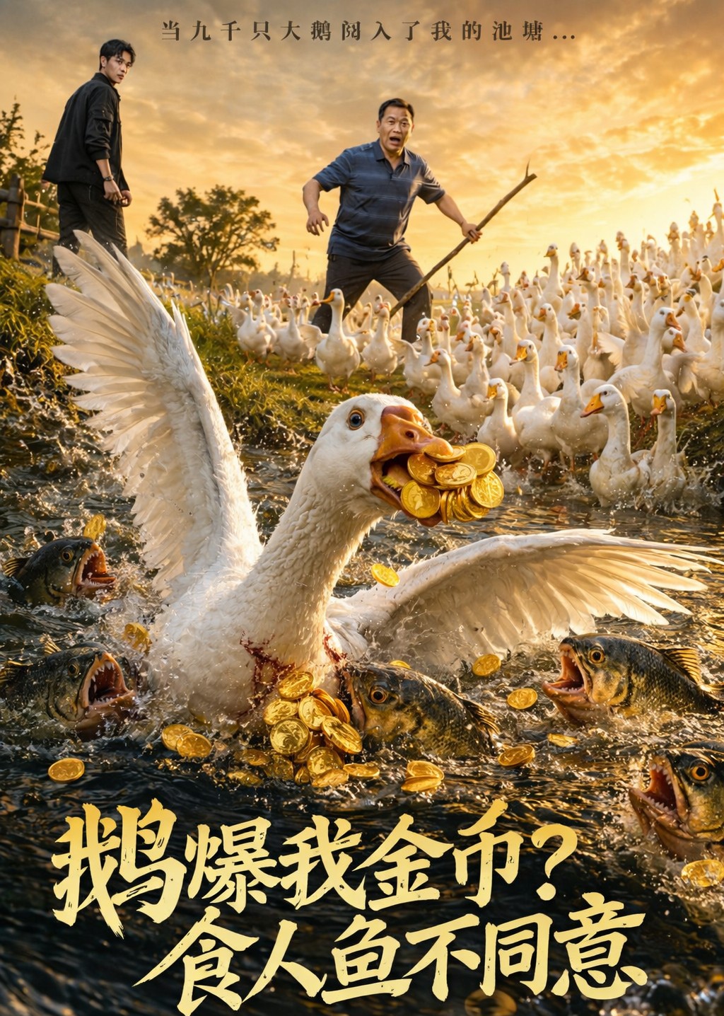 鹅爆我金币？食人鱼不同意
