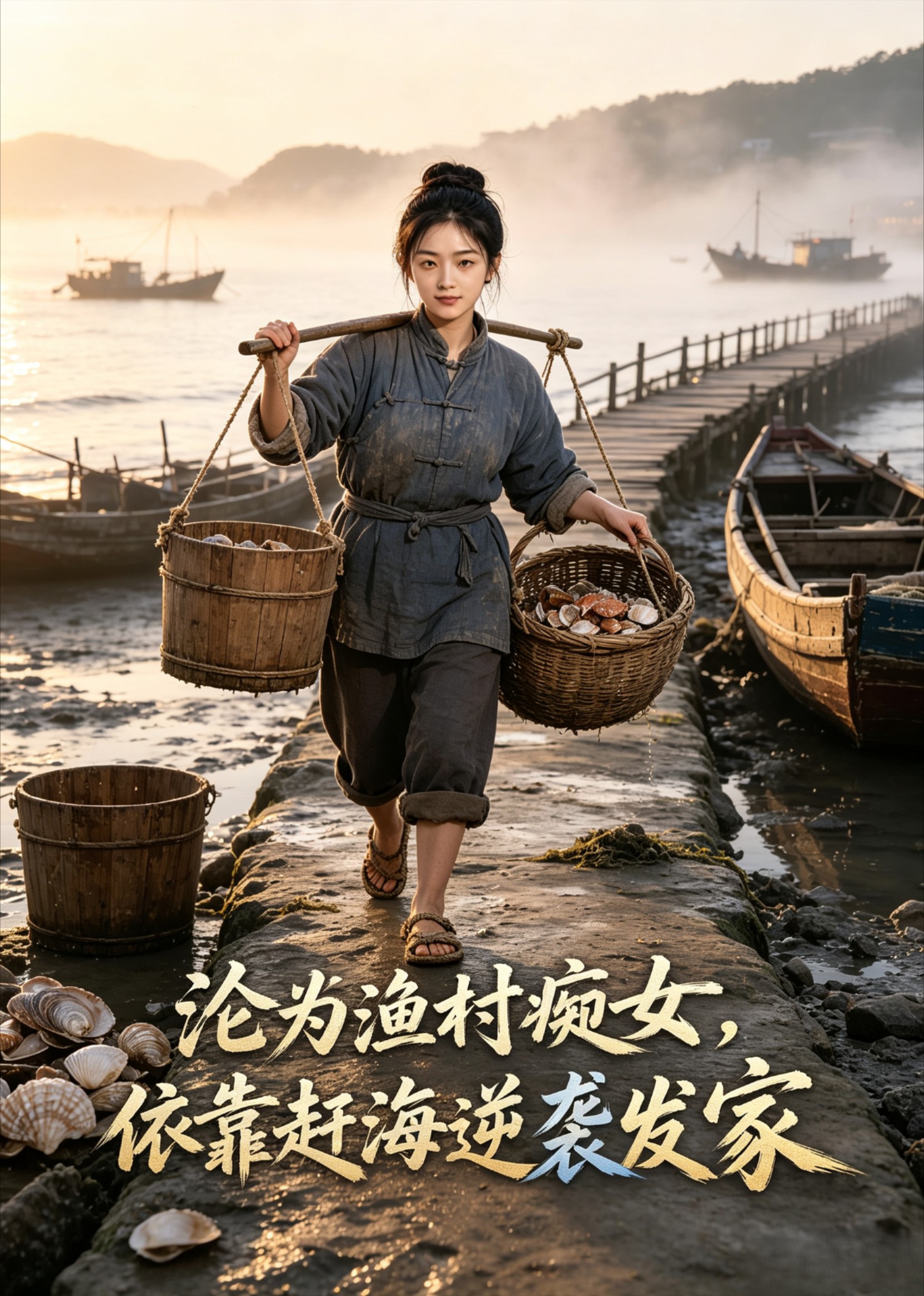 沦为渔村痴女，依靠赶海逆袭发家