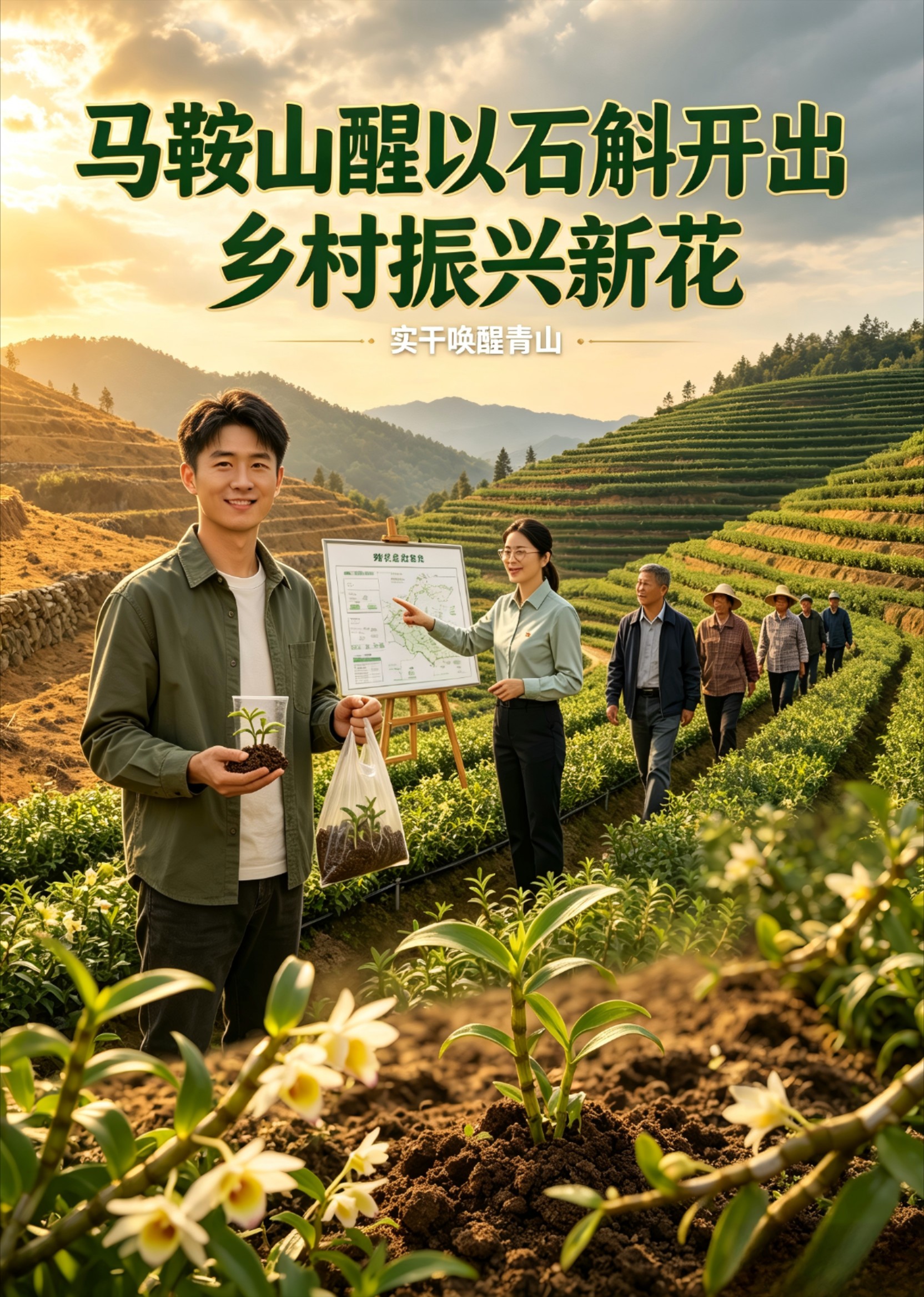 马鞍山醒以石斛开出乡村振兴新花封面图