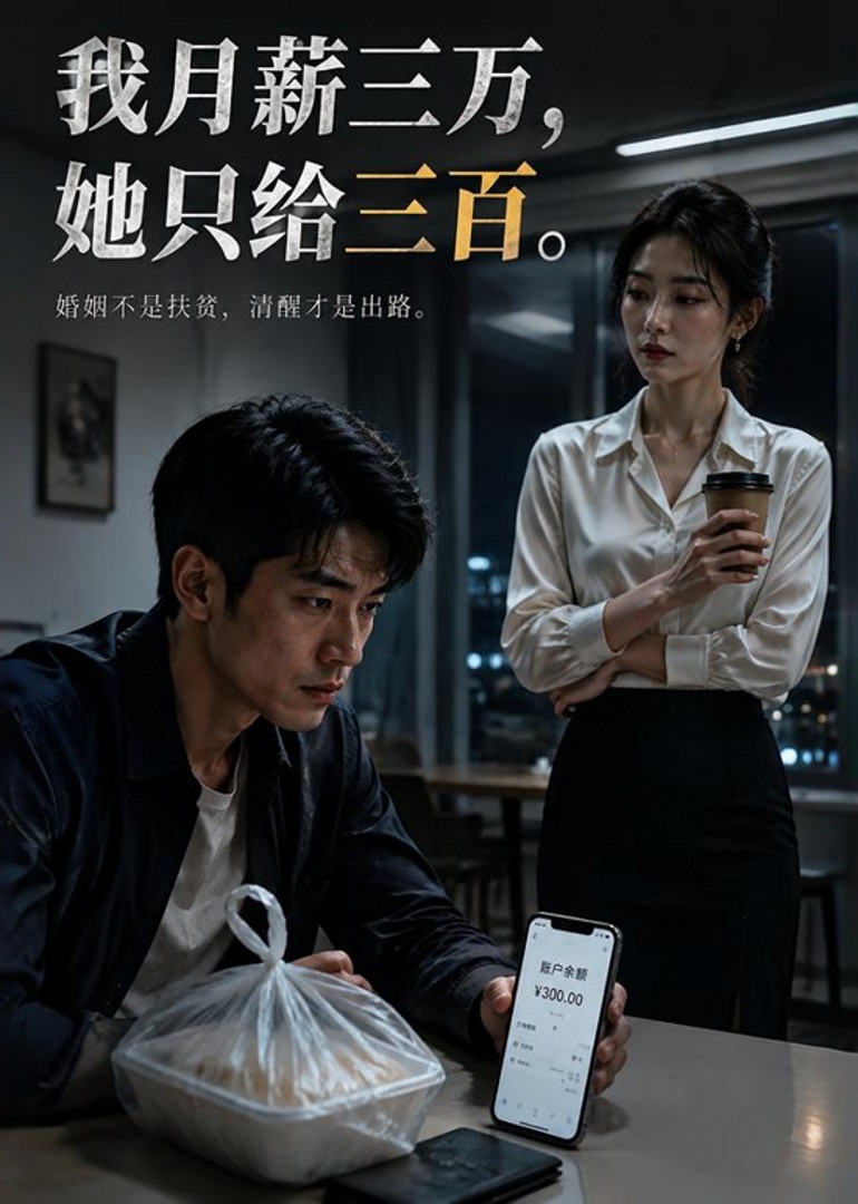 我月薪三万，她只给三百块钱