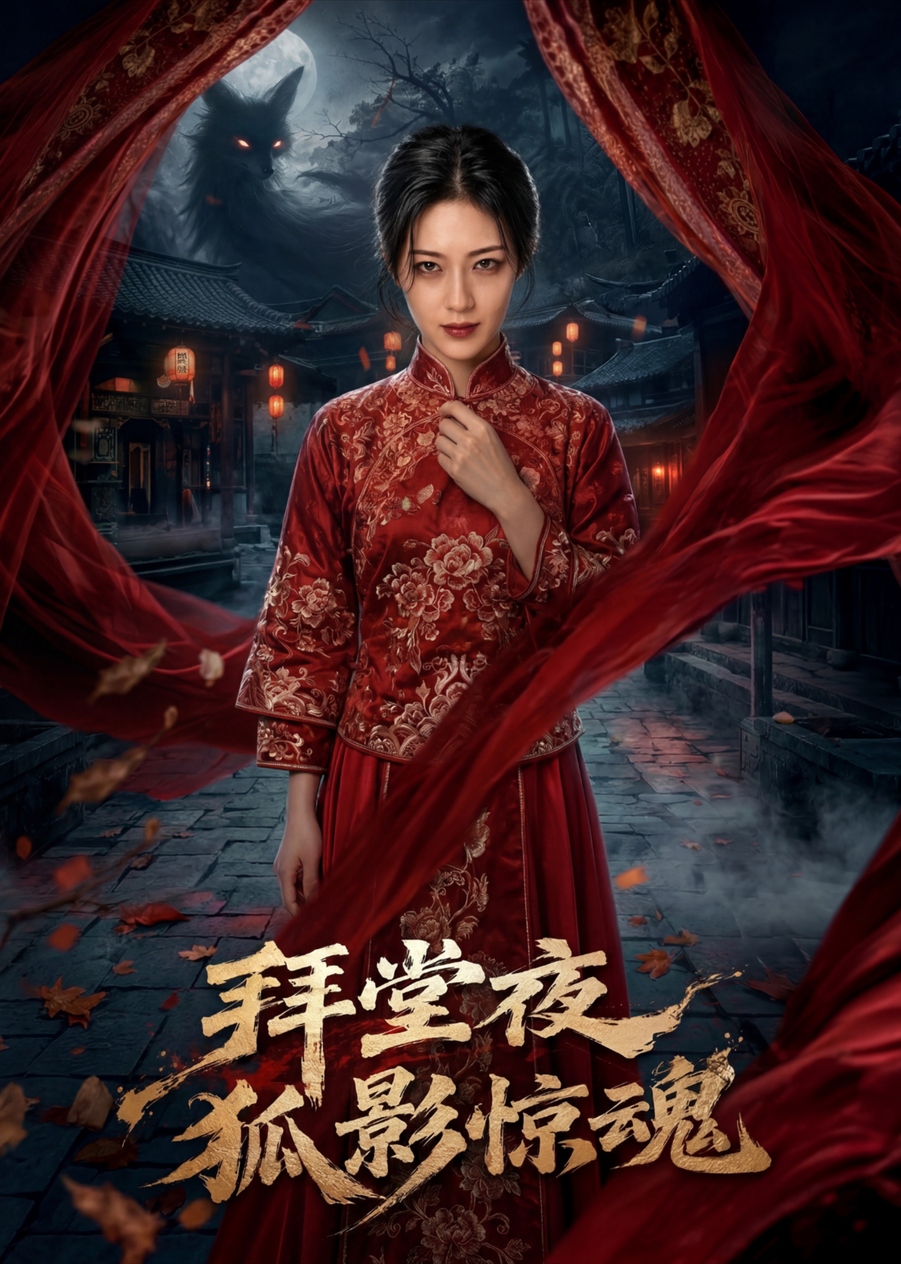 拜堂夜狐影惊魂