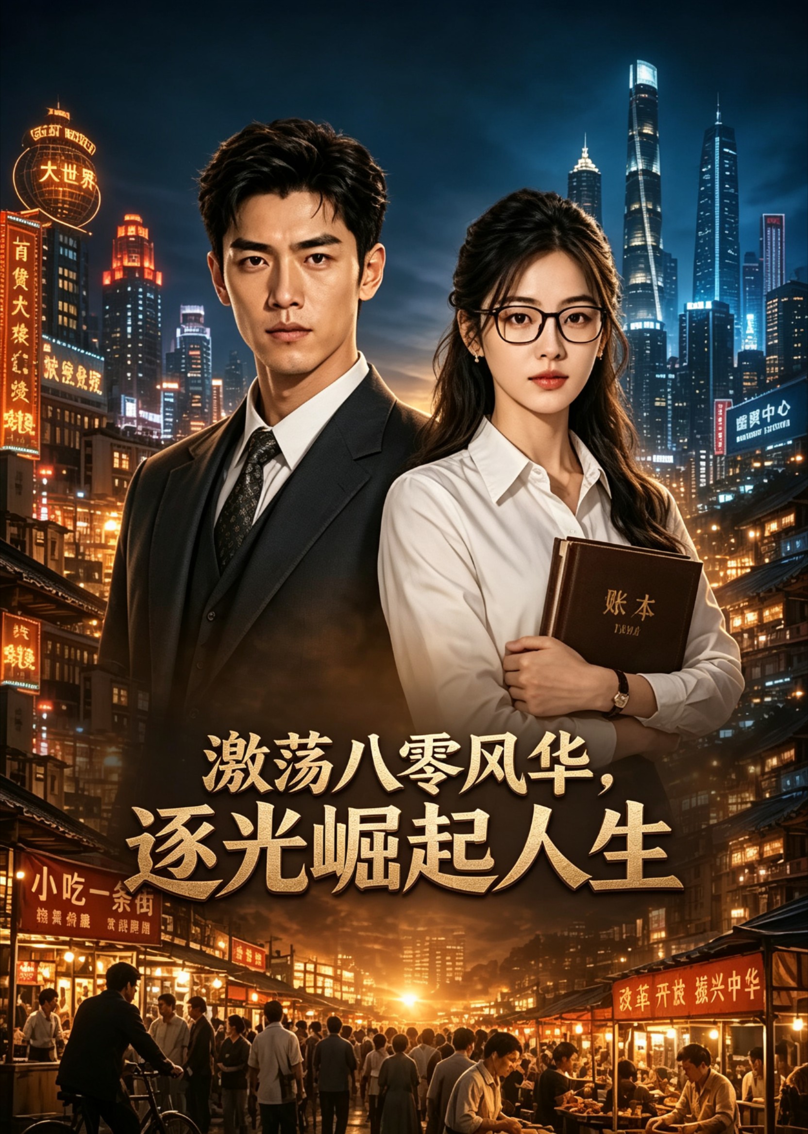 激荡八零风华，逐光崛起人生封面图