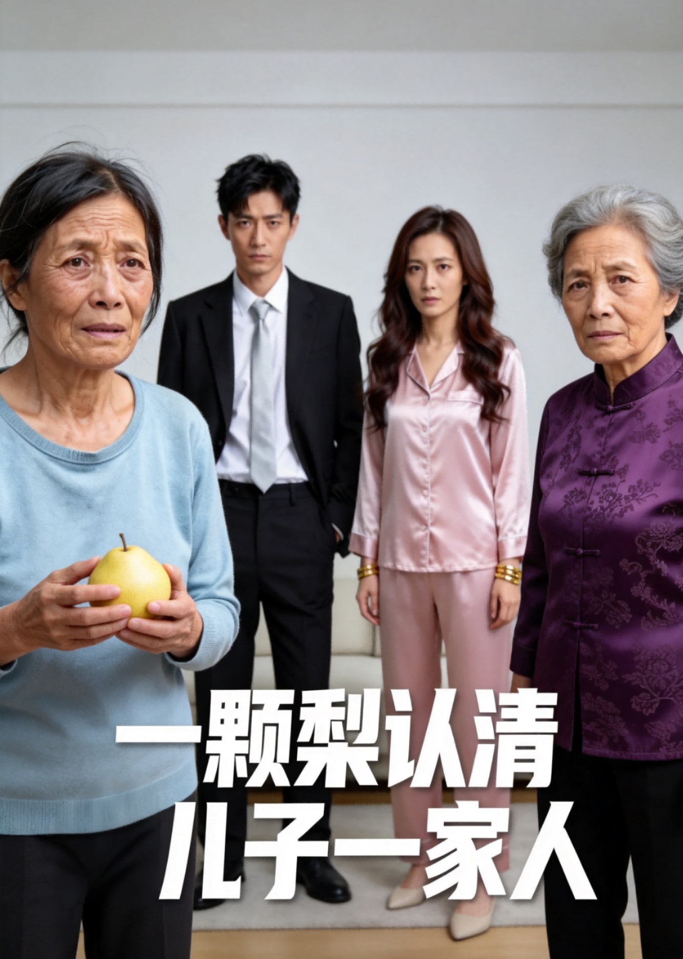 一颗梨认清儿子一家人
