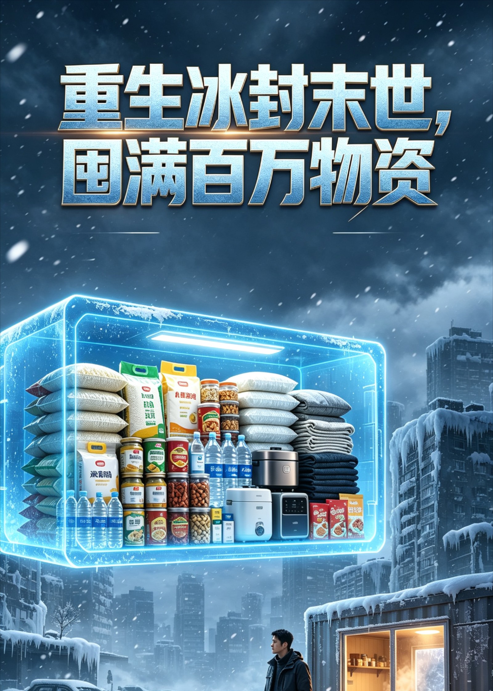 重生冰封末世，囤满百万物资海报