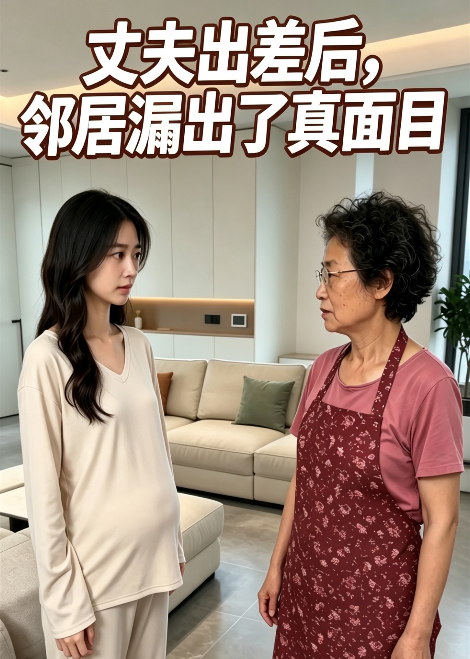 丈夫出差后，邻居漏出了真面目