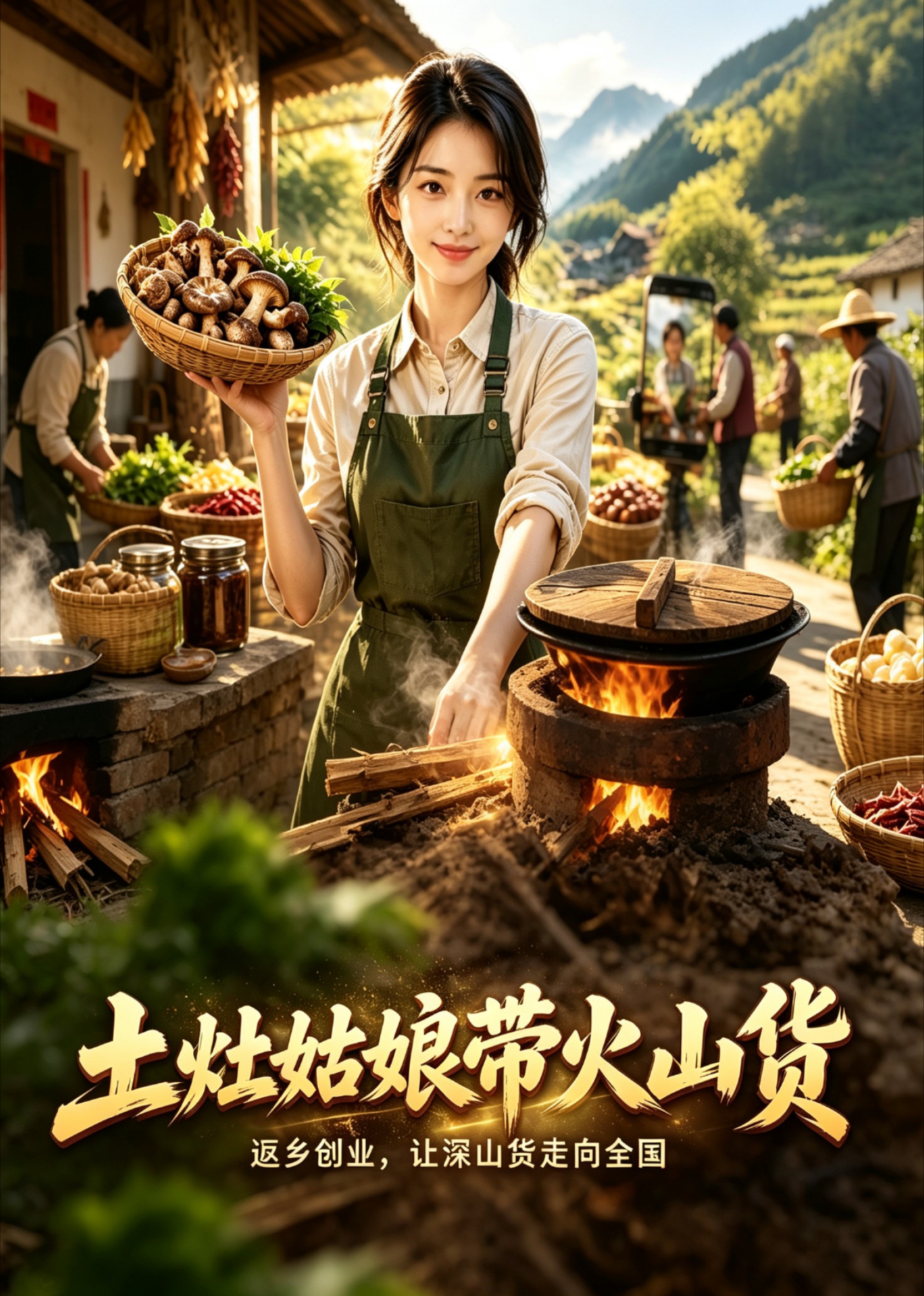 土灶姑娘带火山货