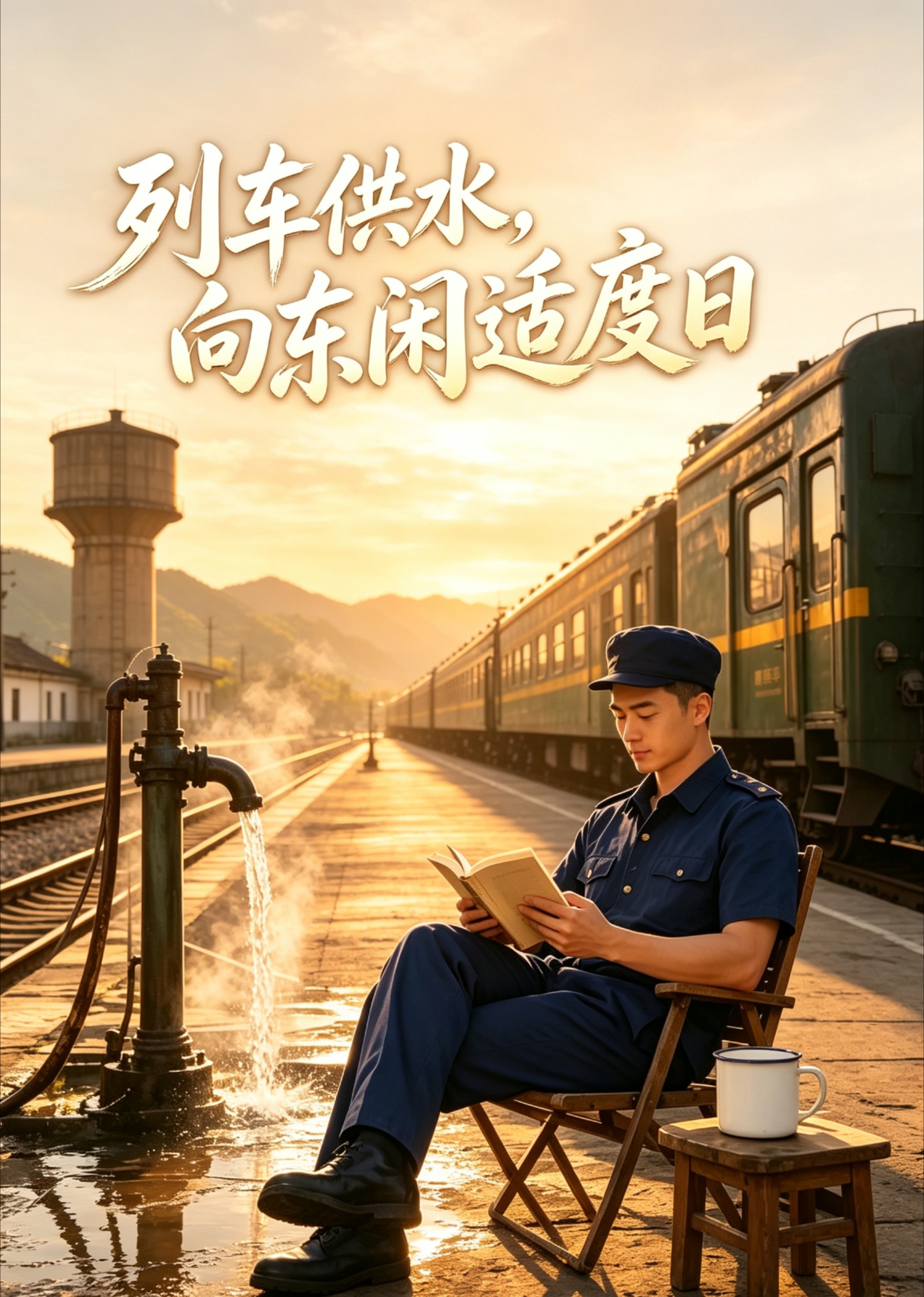 列车供水，向东闲适度日