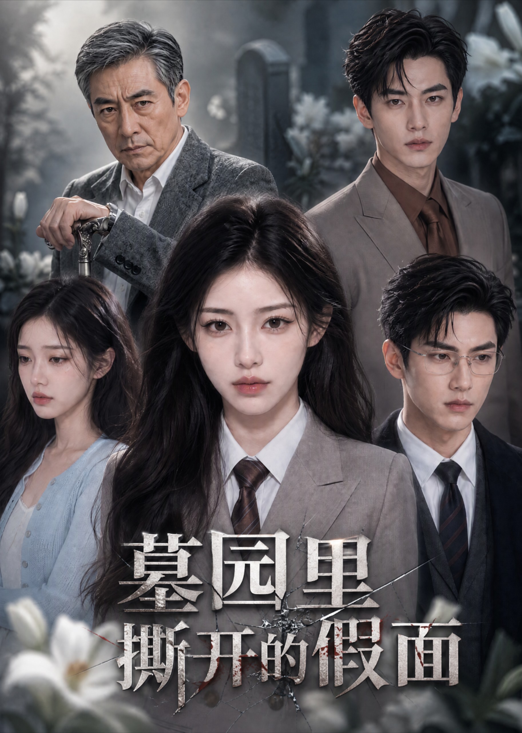 墓园里撕开的假面封面图