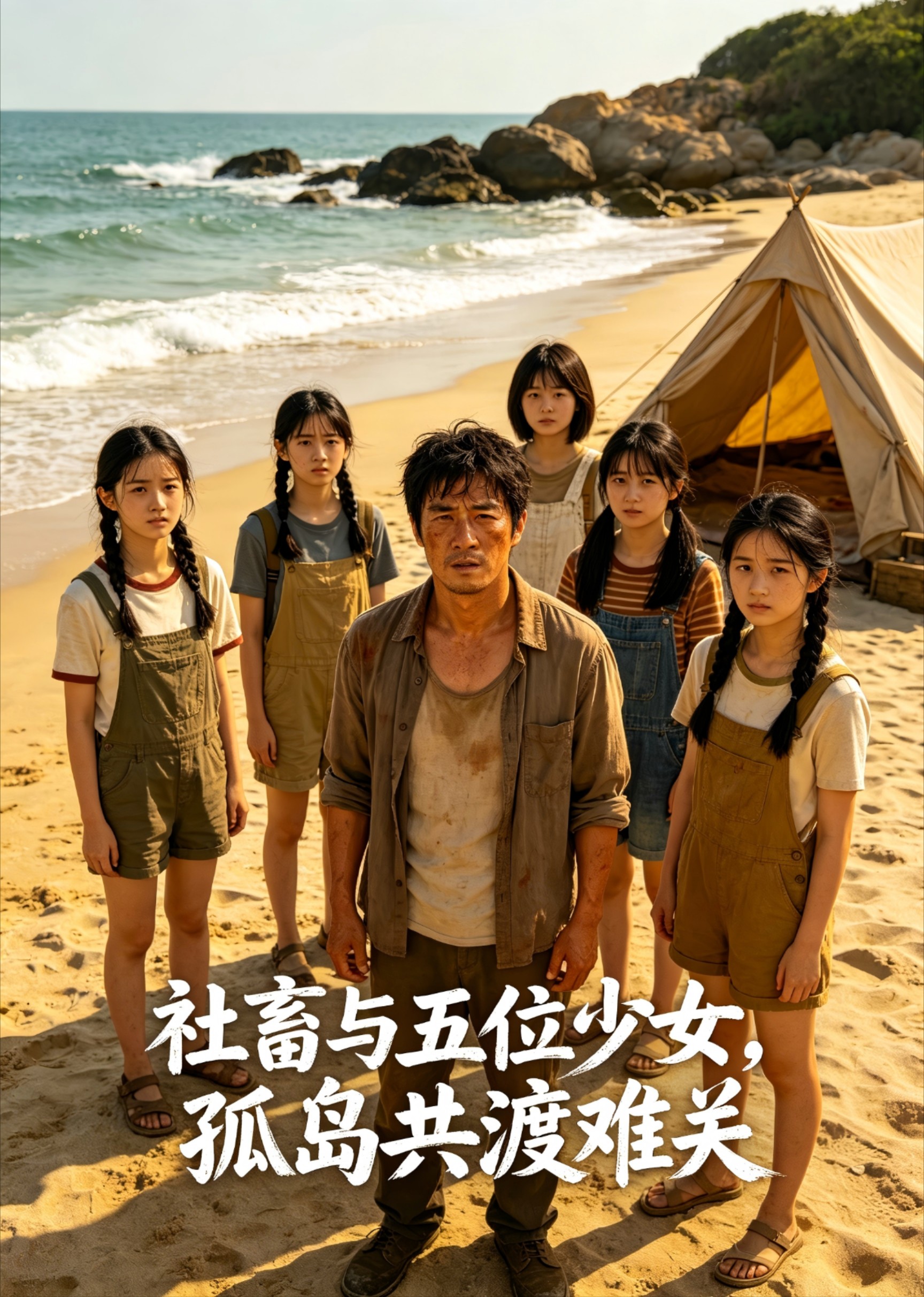 社畜与五位少女，孤岛共渡难关
