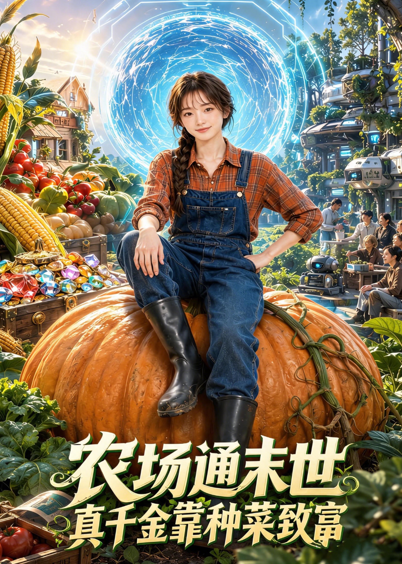 农场通末世，真千金靠种菜致富了封面图