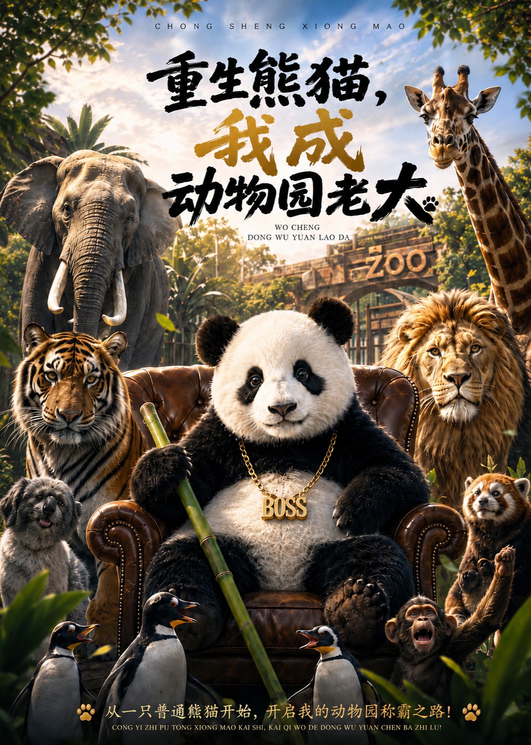 重生熊猫，我成动物园老大封面图