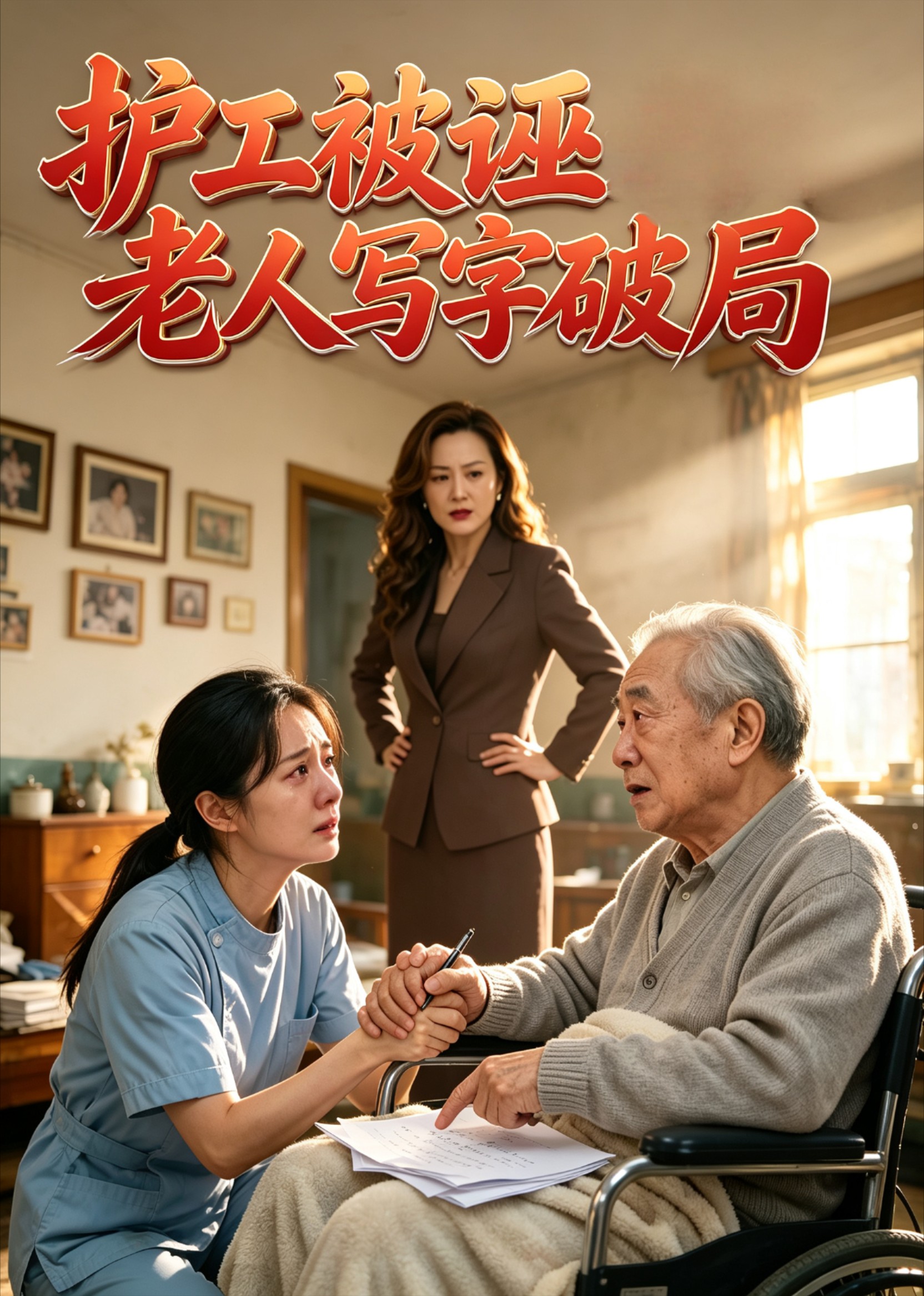 护工被诬老人写字破局