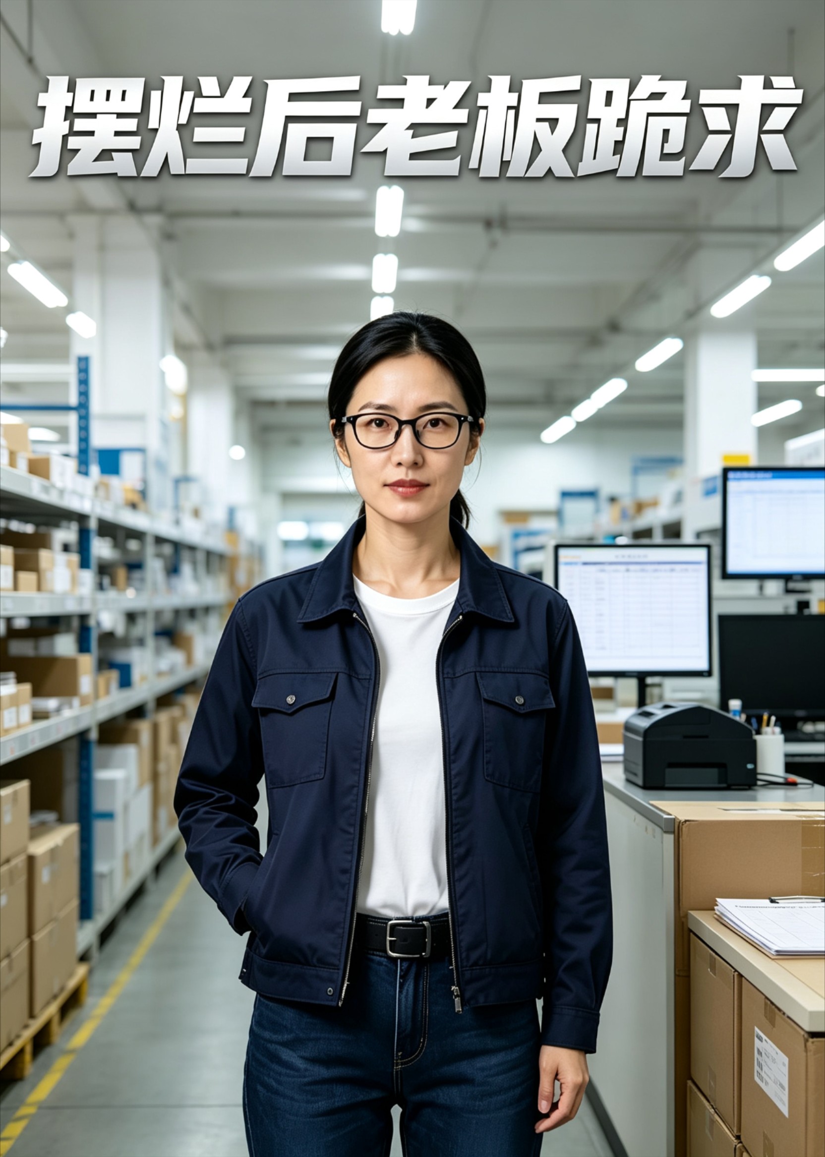 摆烂后老板跪求封面图