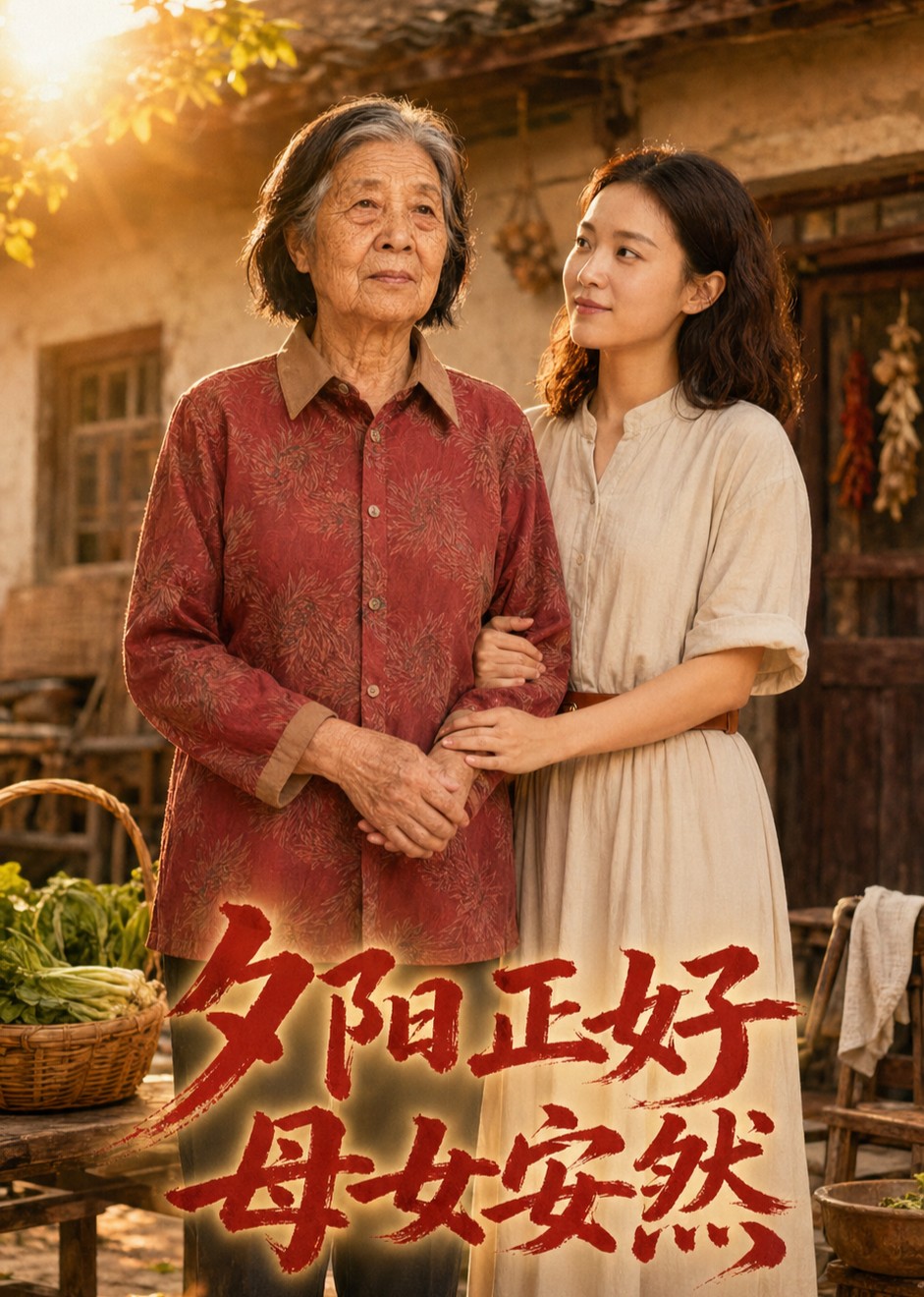 夕阳正好，母女安然封面图