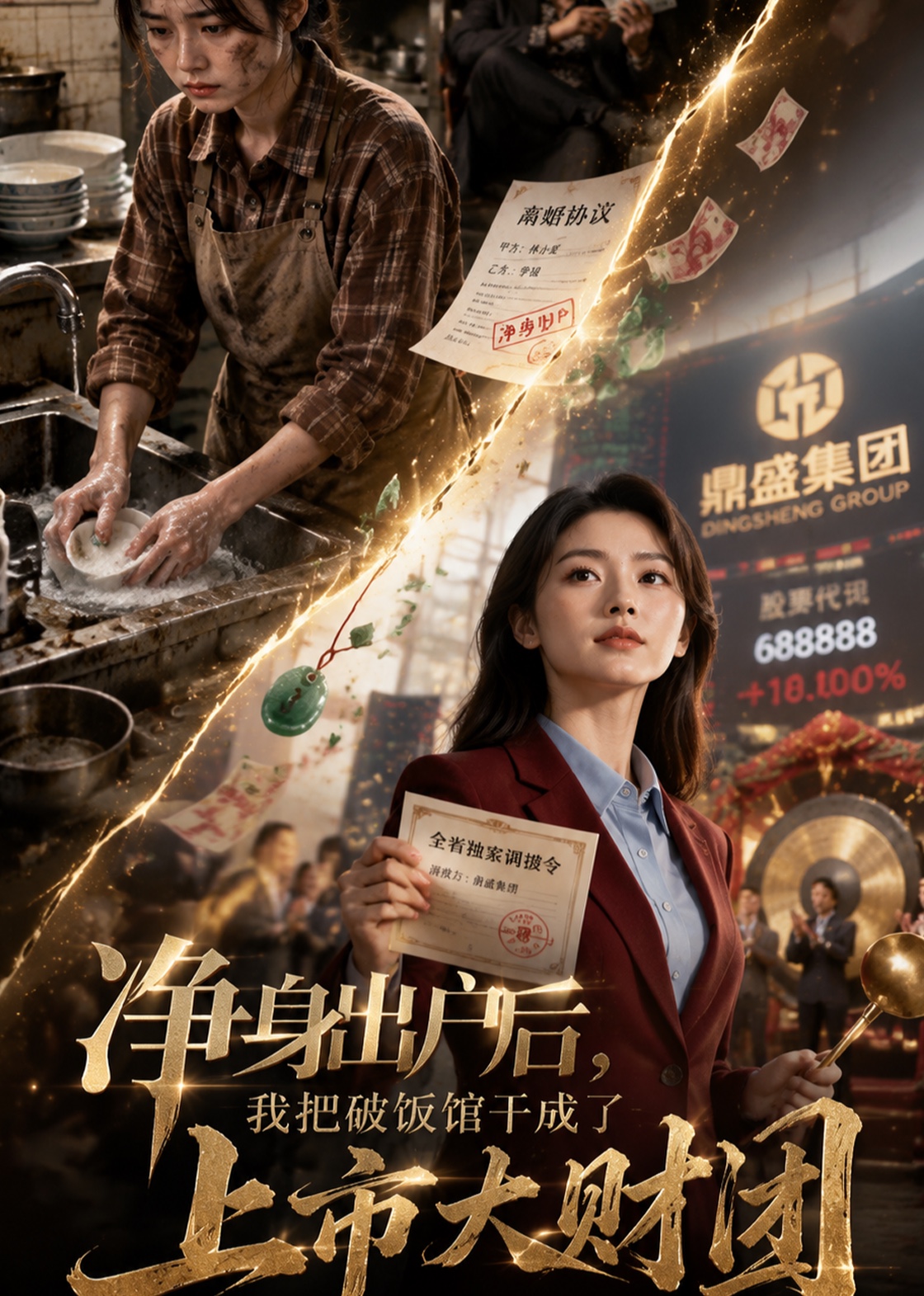 净身出户后，我把破饭馆干成了上市大财团