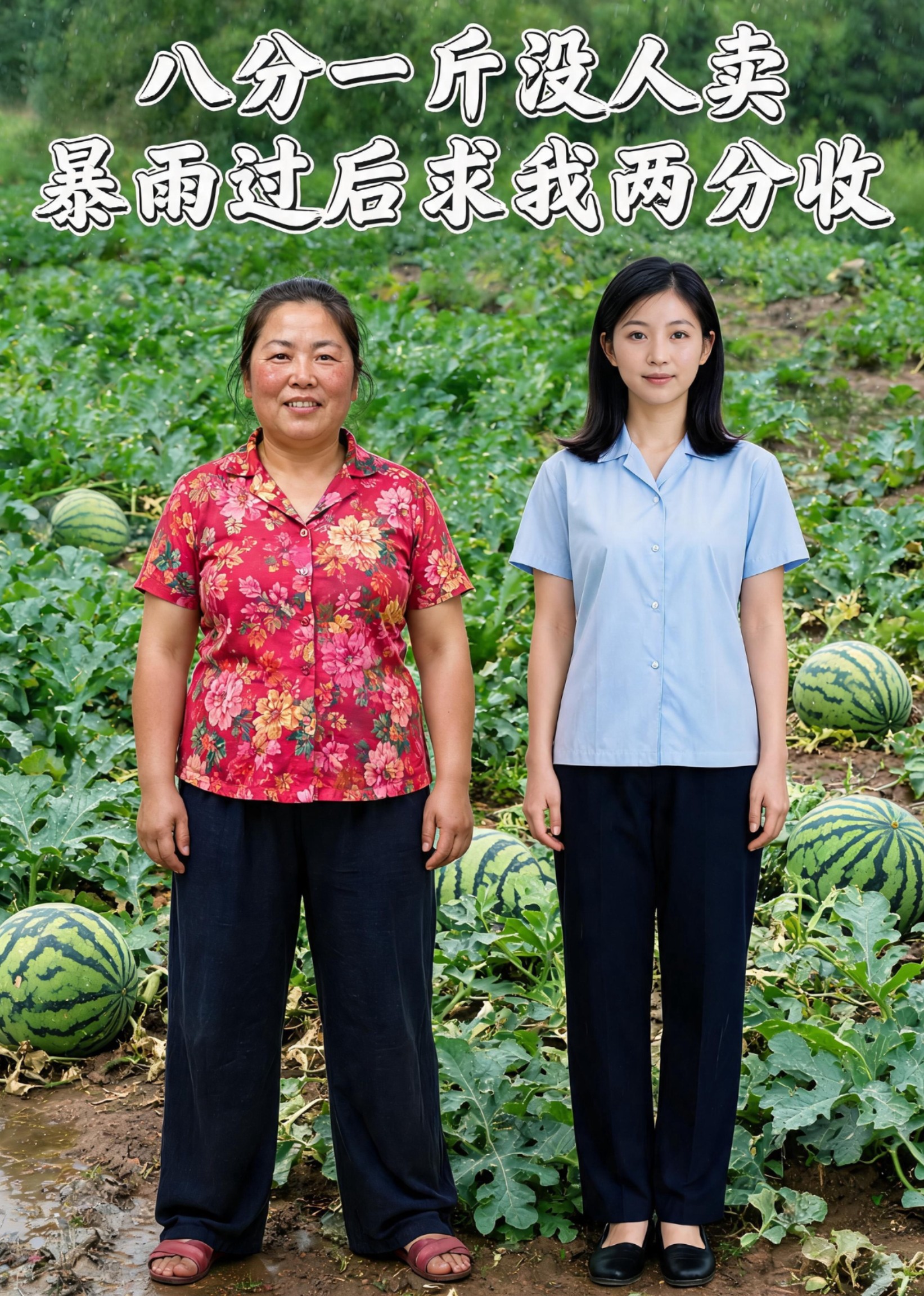 八分一斤没人卖暴雨过后求我两分收