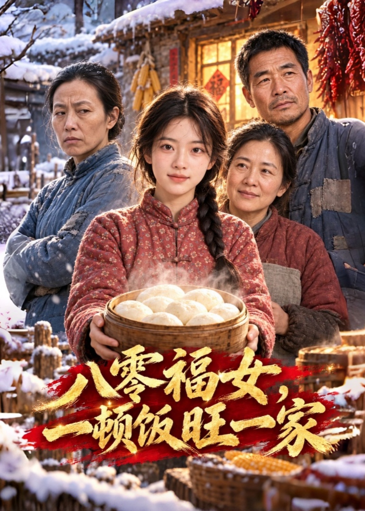 八零福女，一顿饭旺一家封面图