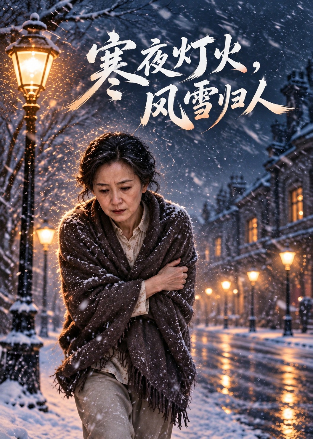 寒夜灯火，风雪归人封面图