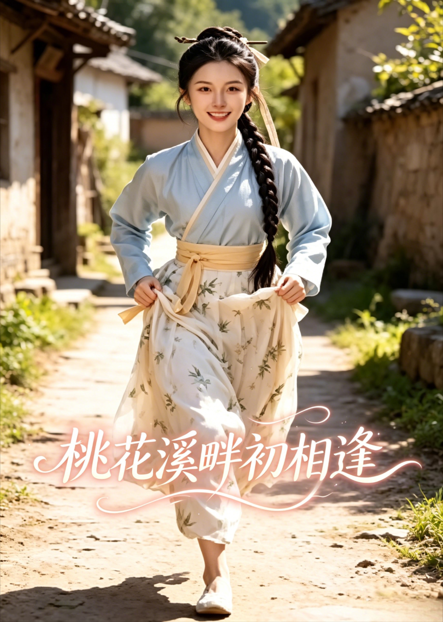 桃花溪畔初相逢