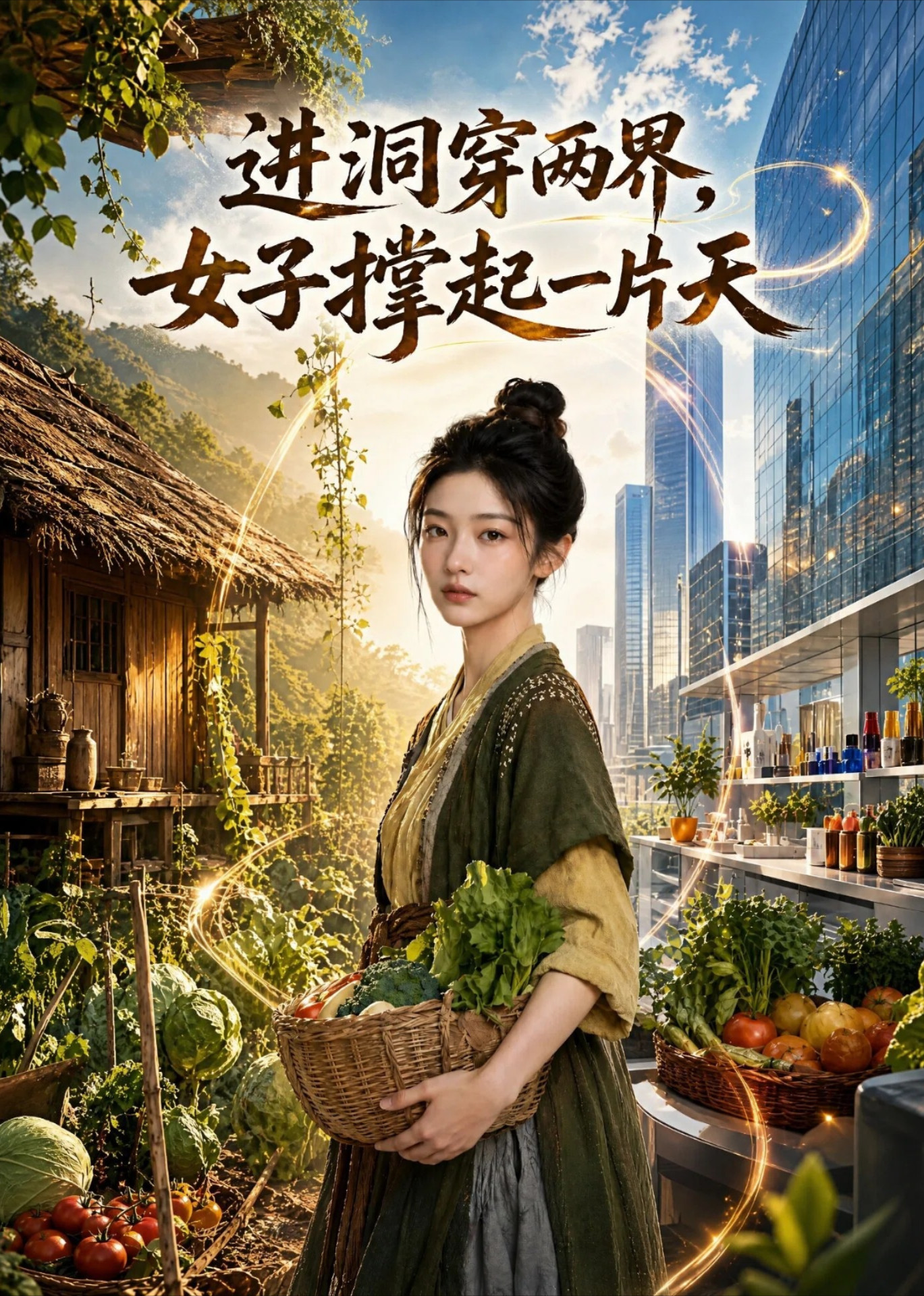 进洞穿两界，女子撑起一片天