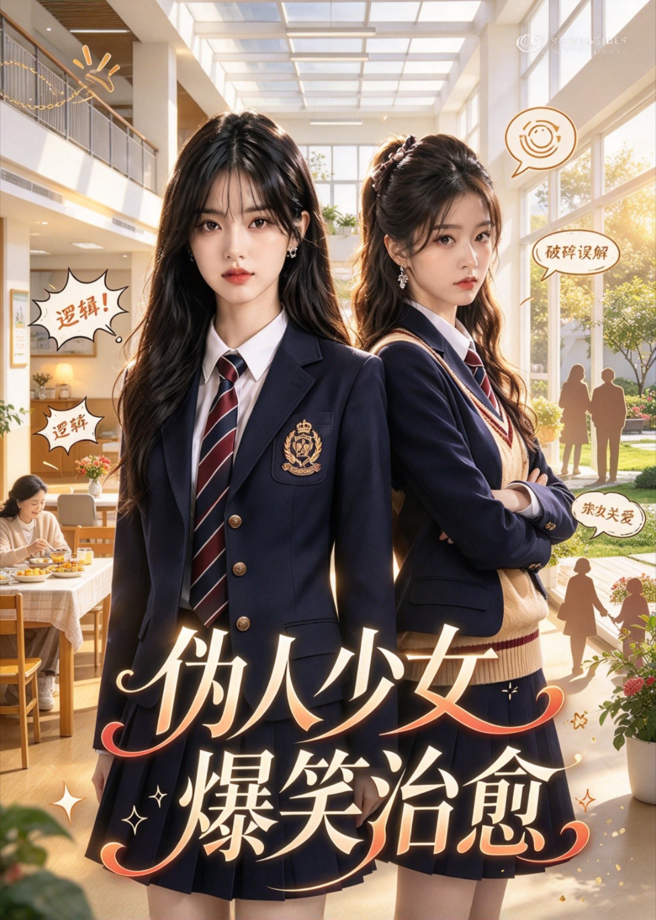 伪人少女爆笑治愈封面图