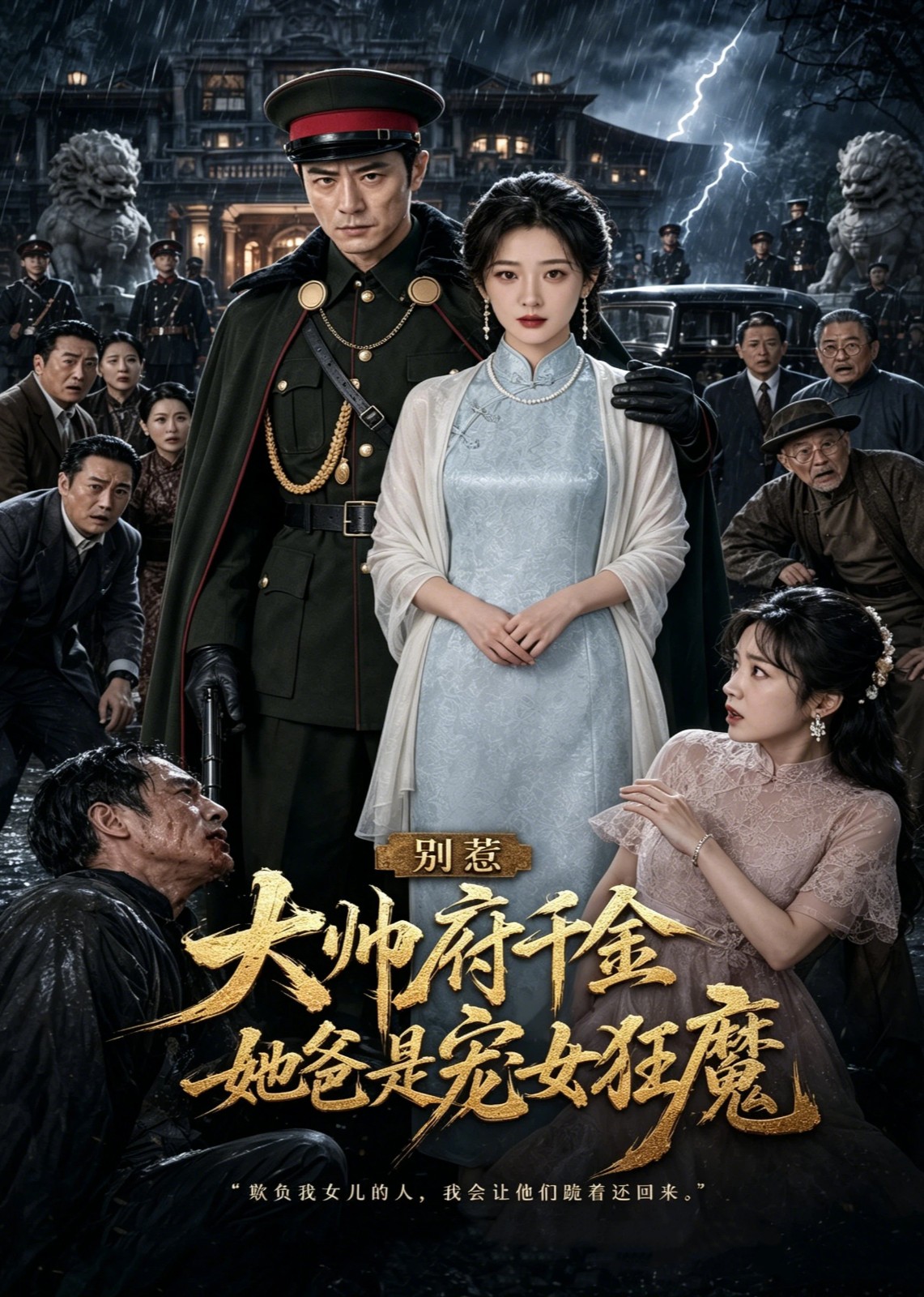 别惹大帅府千金，她爸是宠女狂魔