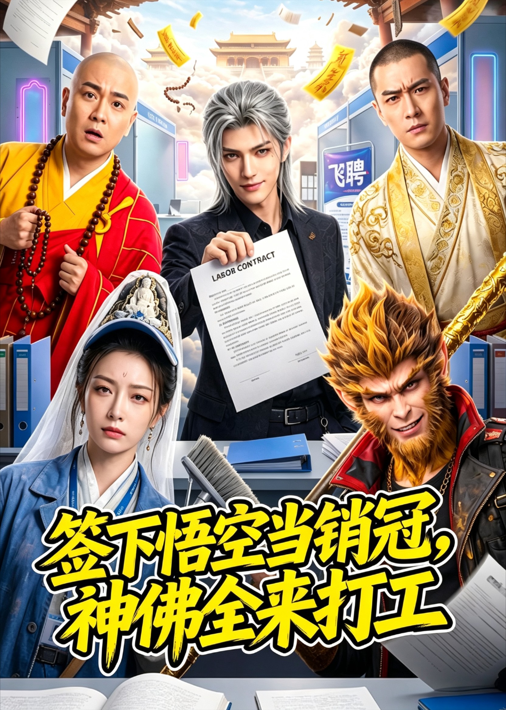 签下悟空当销冠，神佛全来打工封面图