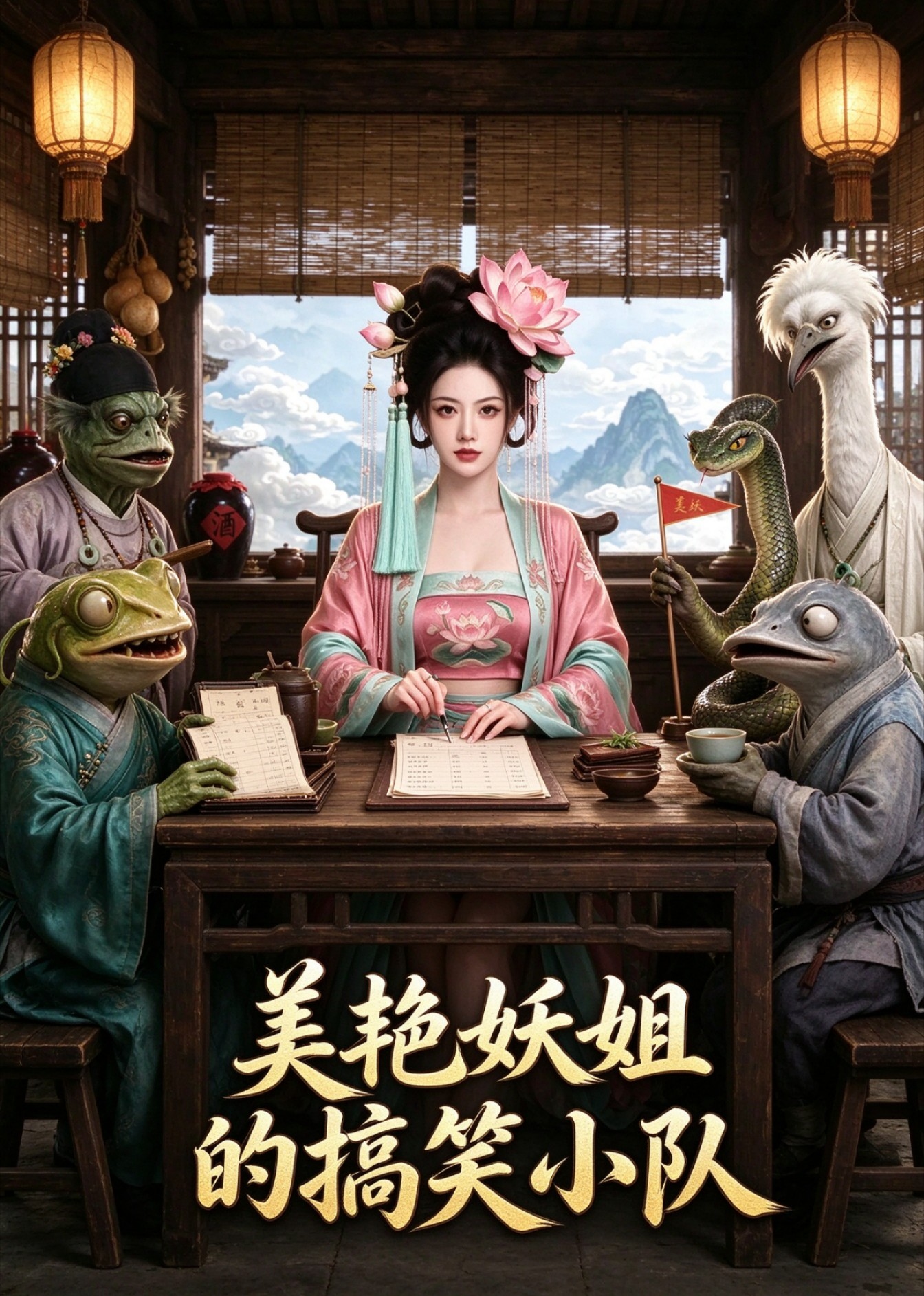 美艳妖姐的搞笑小队封面图