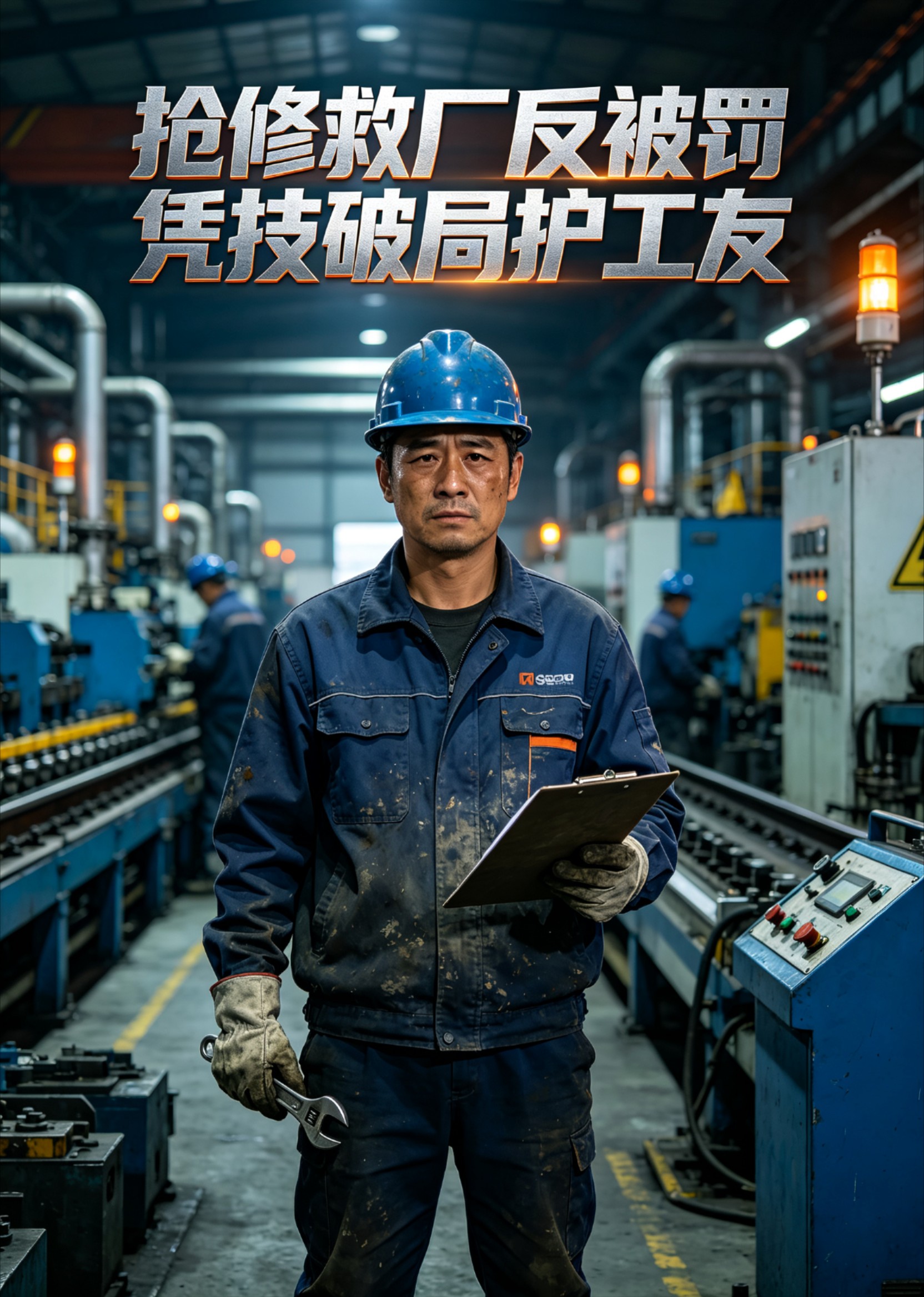 抢修救厂反被罚凭技破局护工友