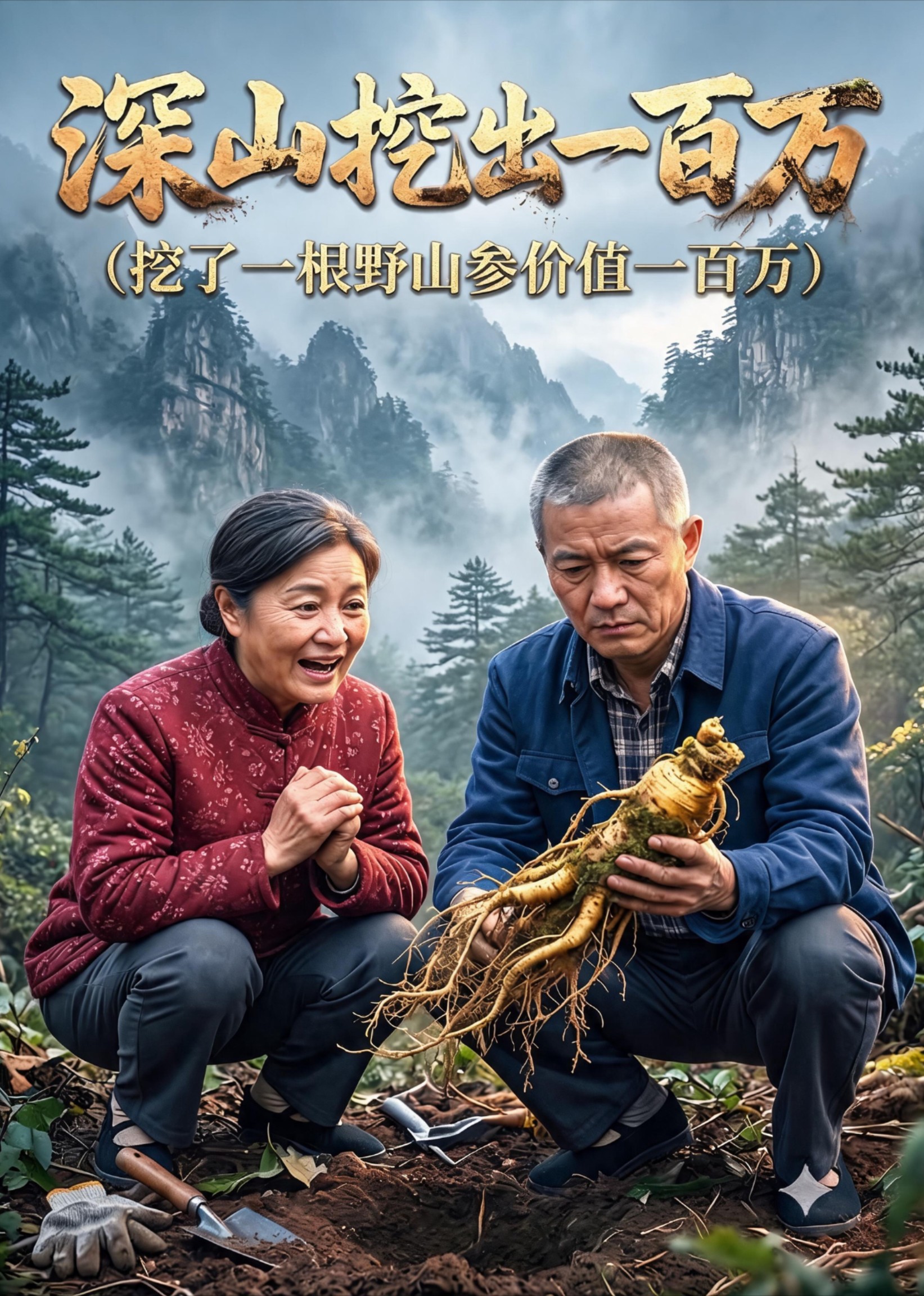 深山挖出一百万