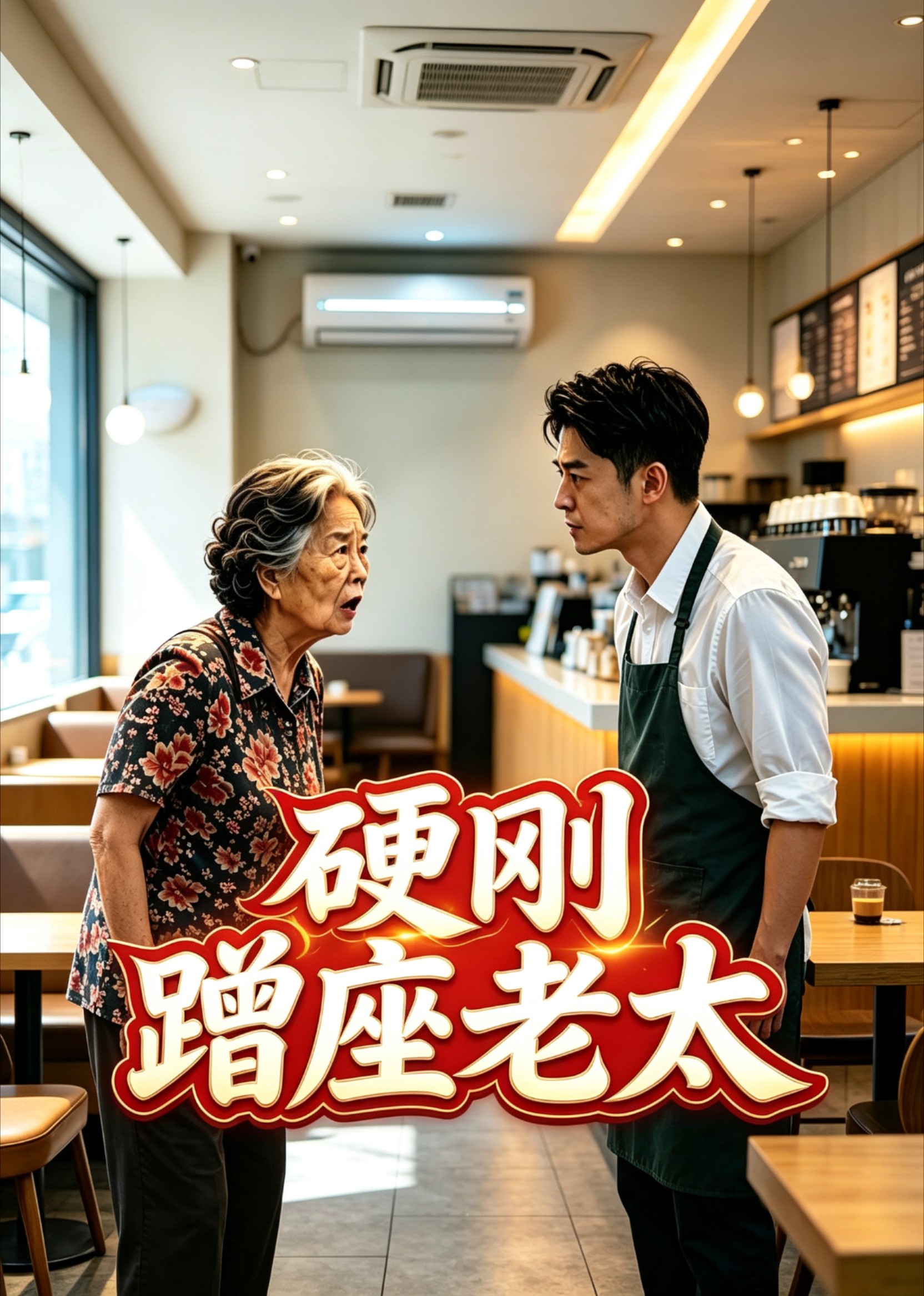 硬刚蹭座老太