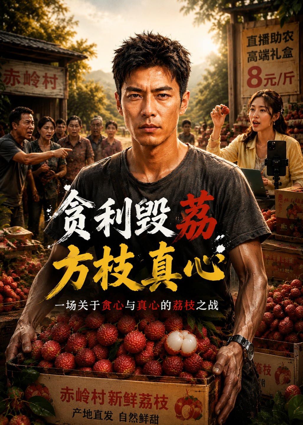 贪利毁荔，方枝真心