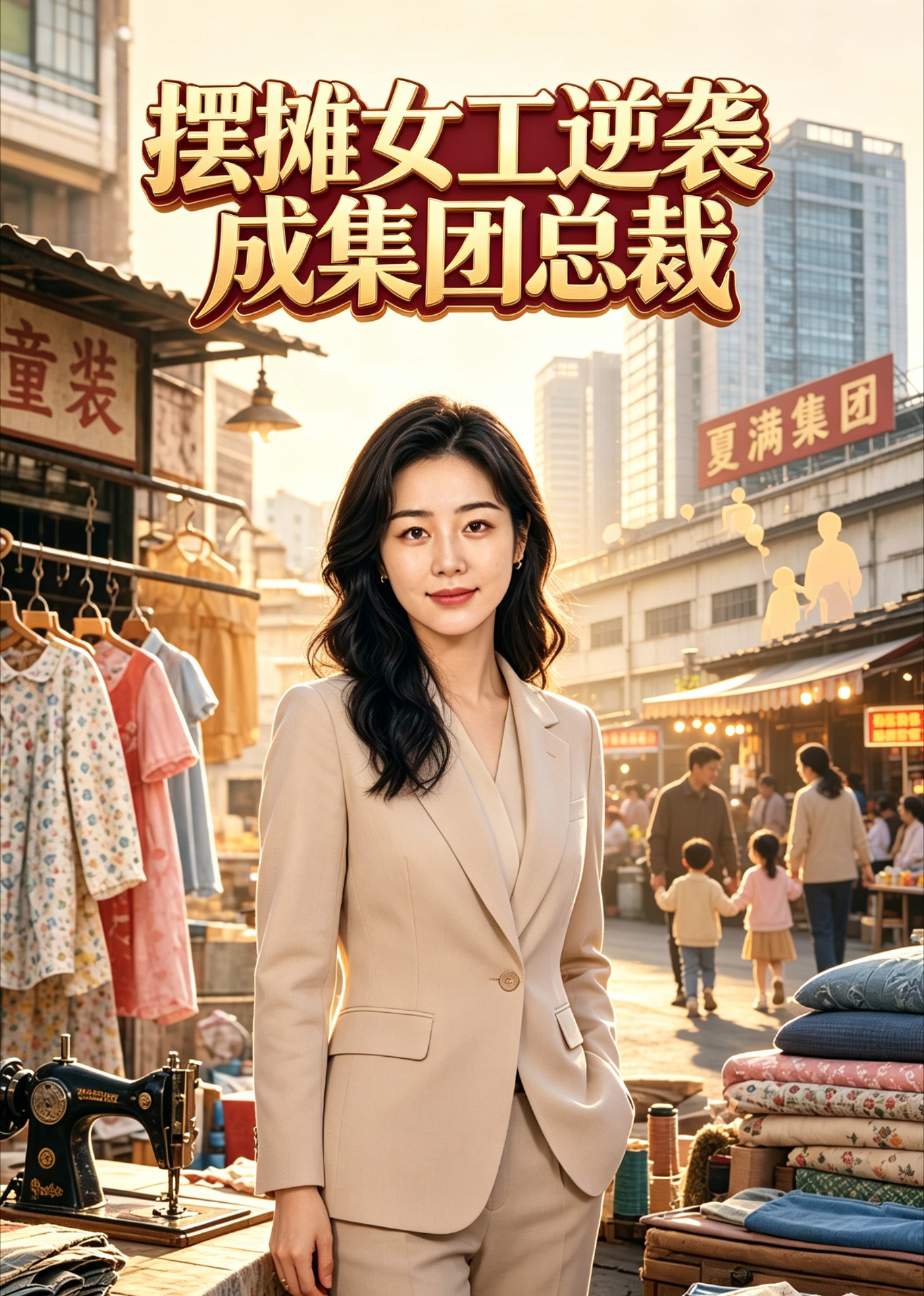 摆摊女工逆袭成集团总裁