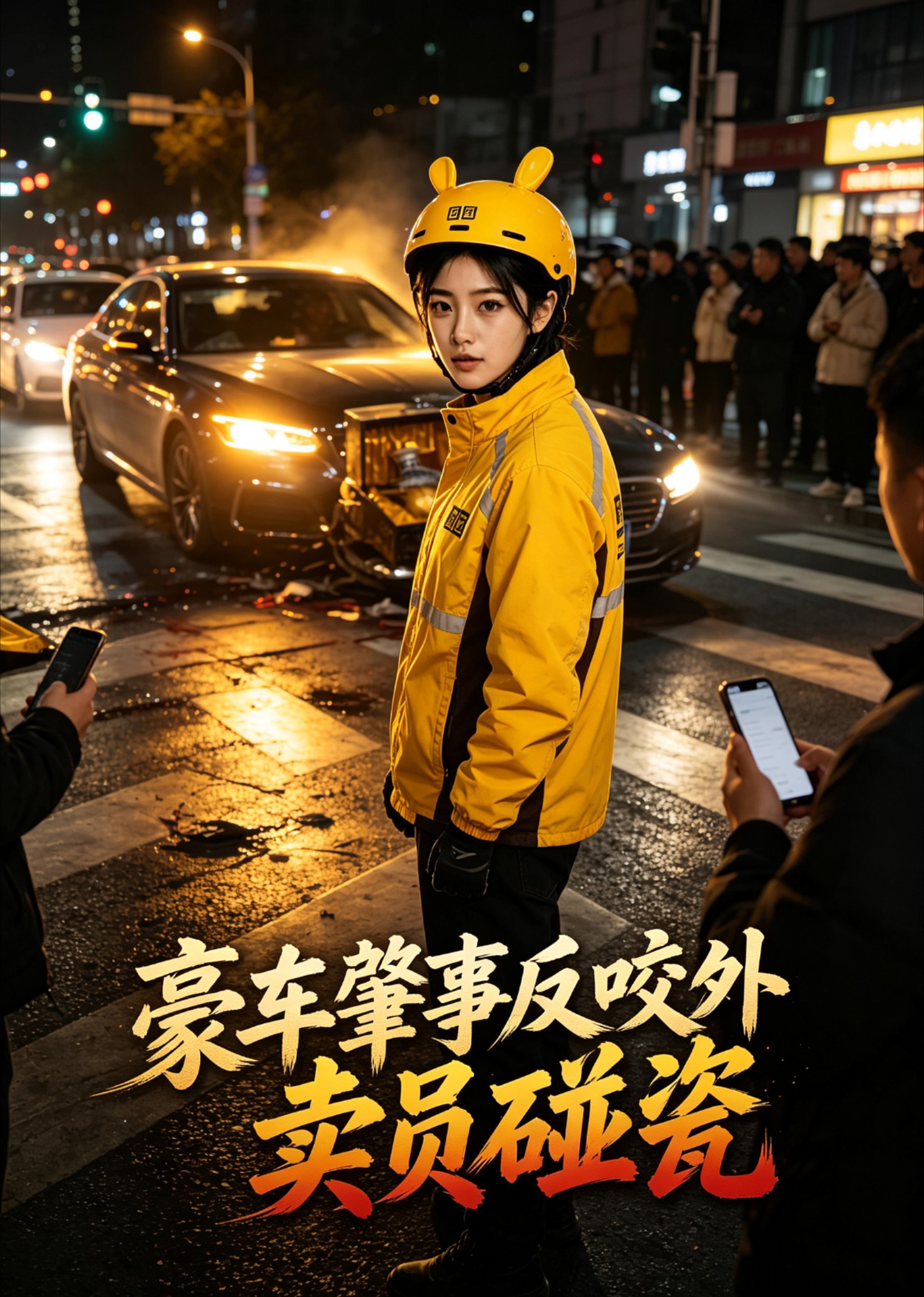 豪车肇事反咬外卖员碰瓷封面图