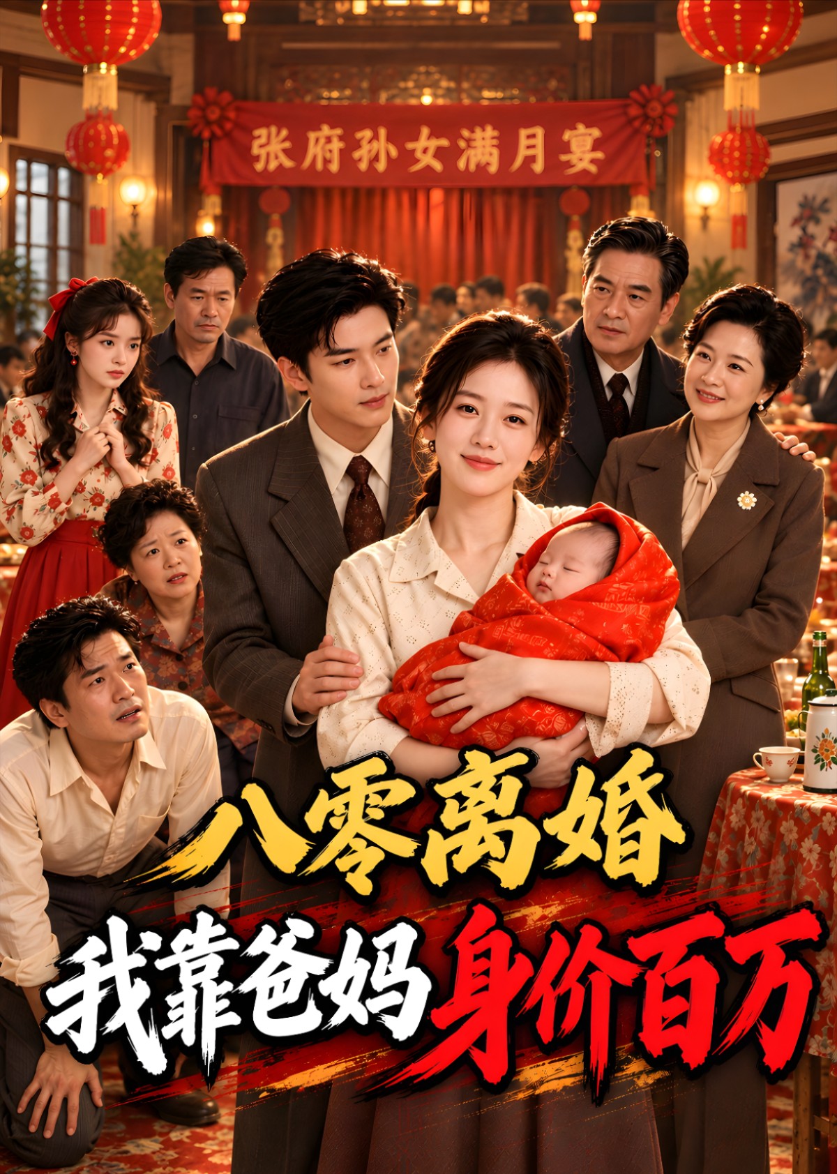 八零离婚，我靠爸妈身价百万封面图