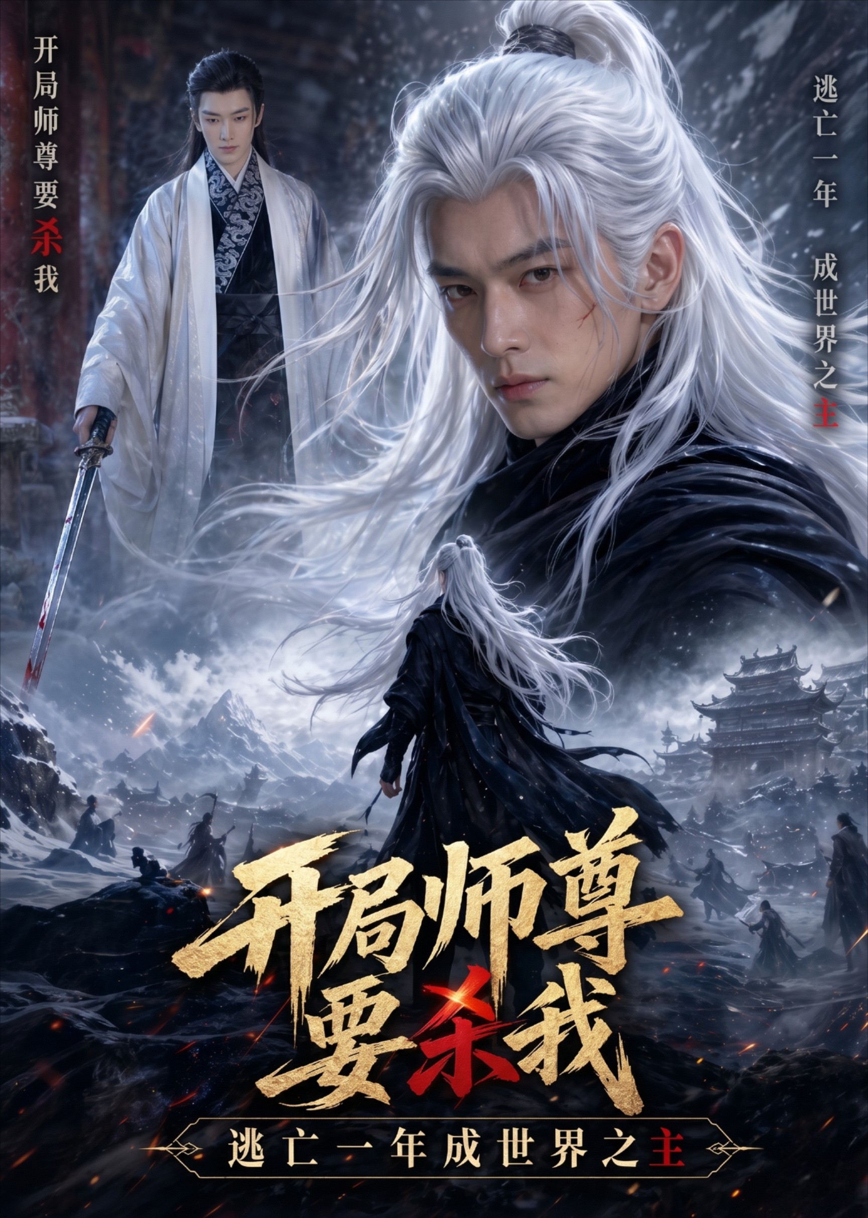 开局师尊要杀我，逃亡一年成世界之主封面图