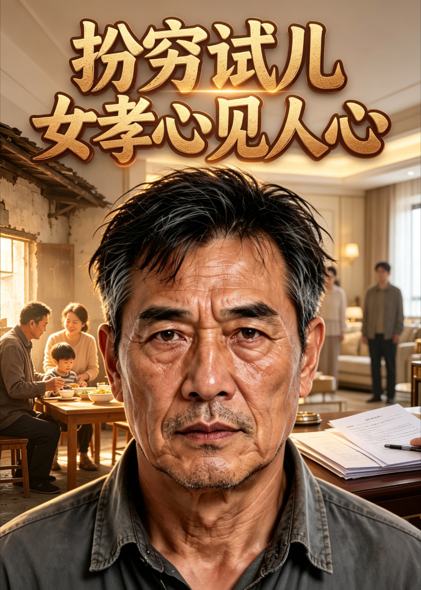 扮穷试儿女孝心见人心封面图